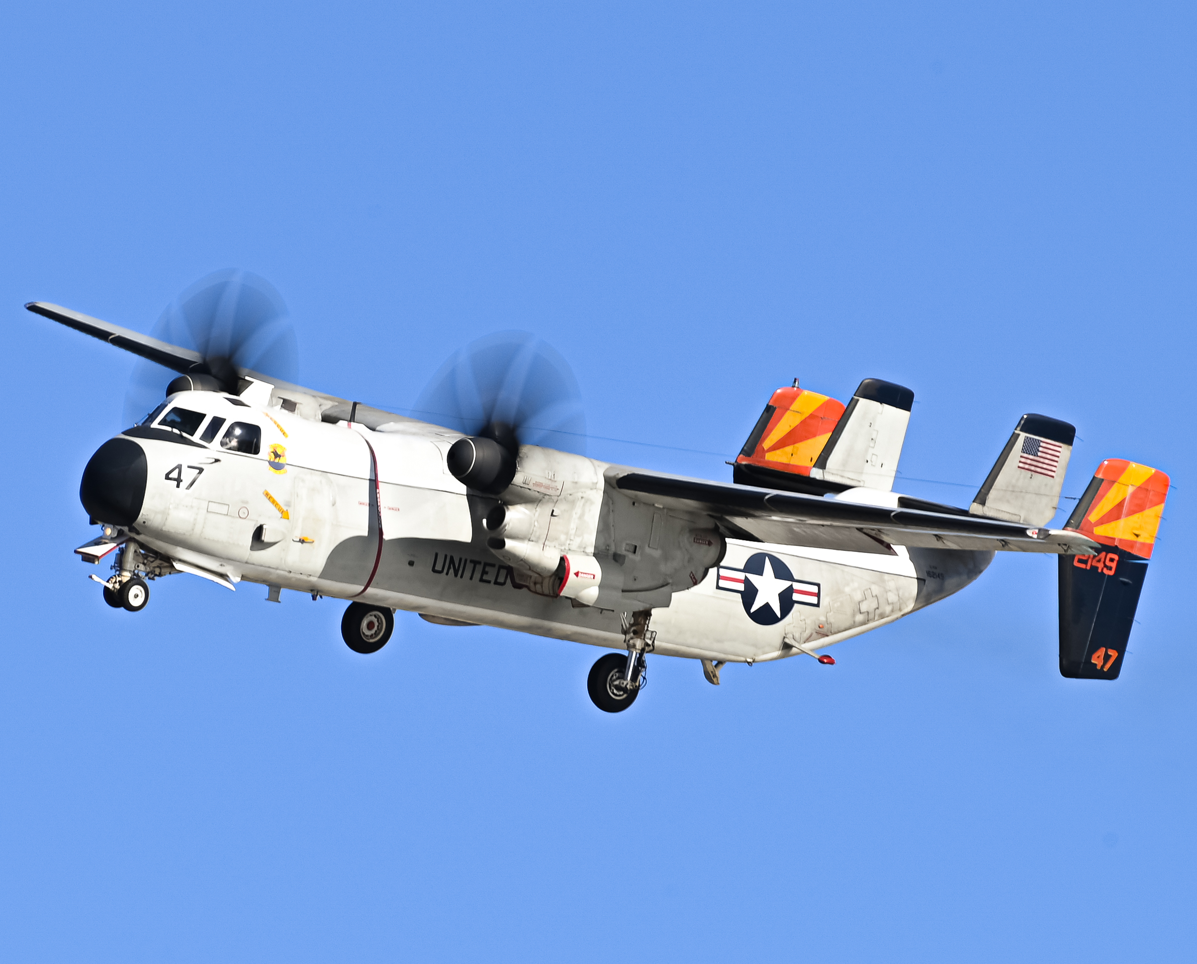 Full size: USN - United States Navy Grumman C-2 Greyhound 162149 at North Island NAS