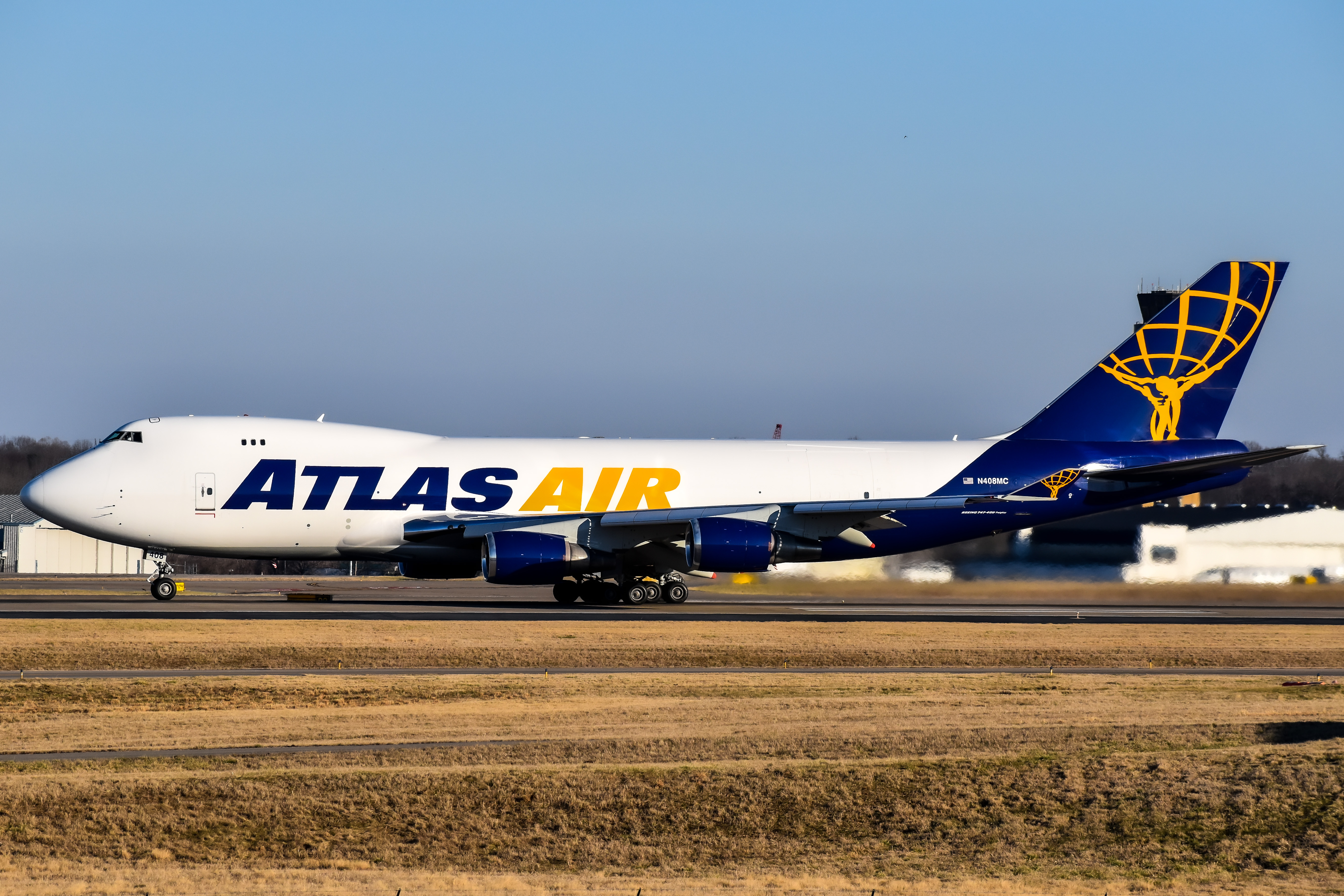 Full size: Atlas Air Boeing 747-400F N408MC at Nashville International Airport