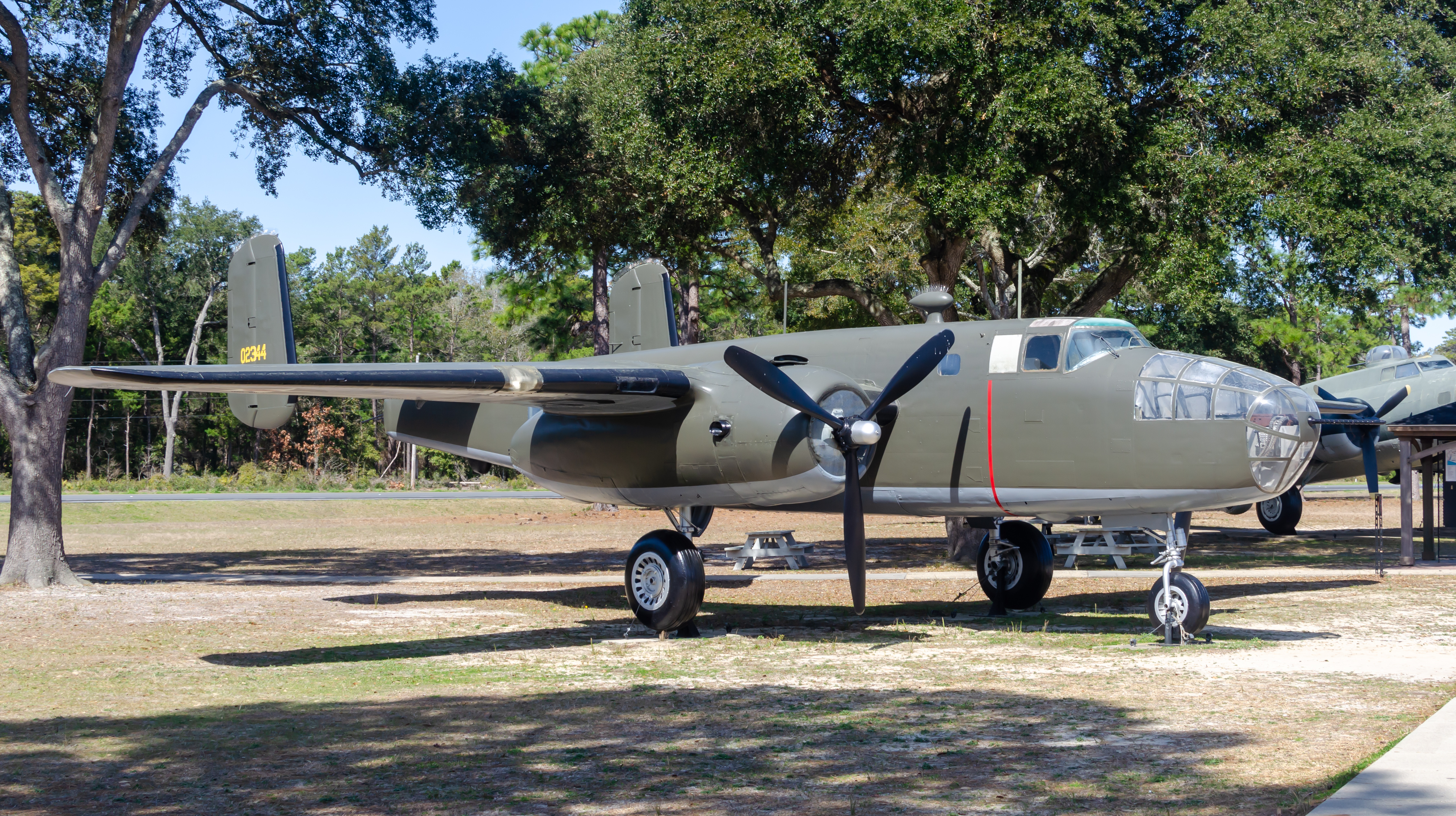 Full size: USAF - United States Air Force  North American B-25 Mitchell 4430854 at Eglin Air Force Base/Destin-Fort Walton Beach Airport