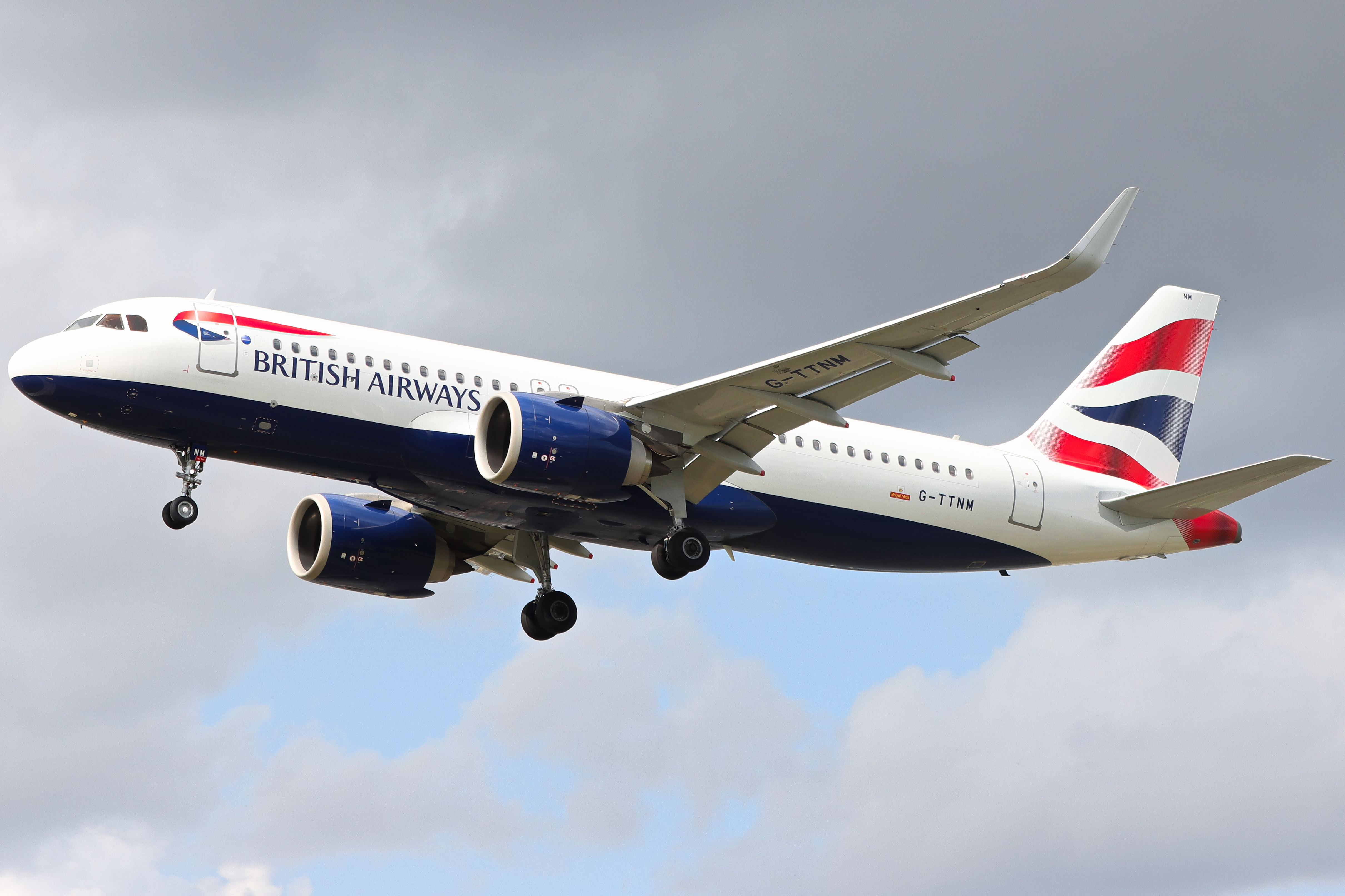 Full size: British Airways Airbus A320NEO G-TTNM at London Heathrow International Airport