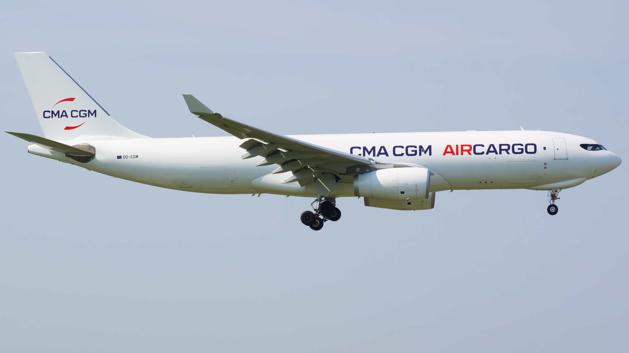 Full size: CMA CGM Air Cargo Airbus A330-300F OO-CGM at Chicago O'Hare International Airport