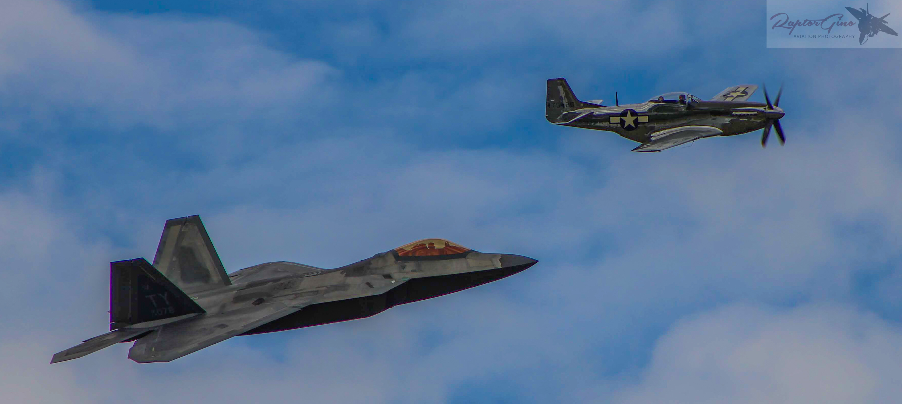 Full size: Andrew McKenna F-51D Mustang N151AM at Langley Air Force Base