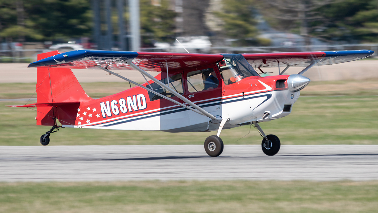 Full size: PRIVATE American Champion 8KCAB N68ND at Martin State Airport