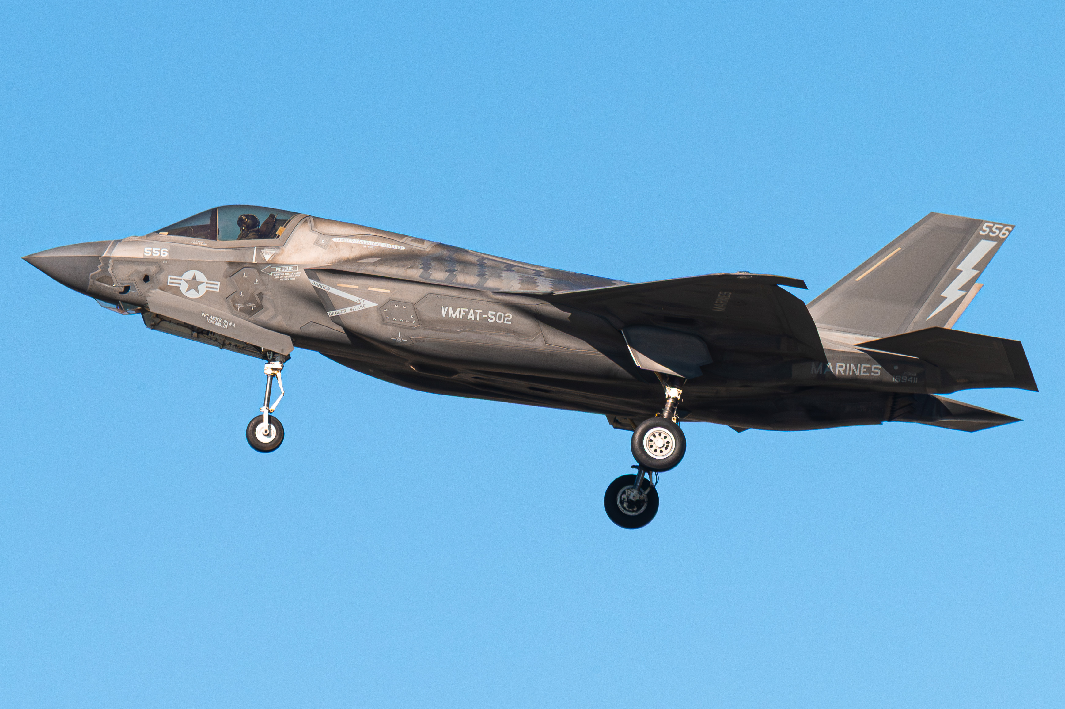Full size: USMC - United States Marine Corp Lockheed Martin F-35 Lightning 169411 at Miramar MCAS (Joe Foss Field) Airport