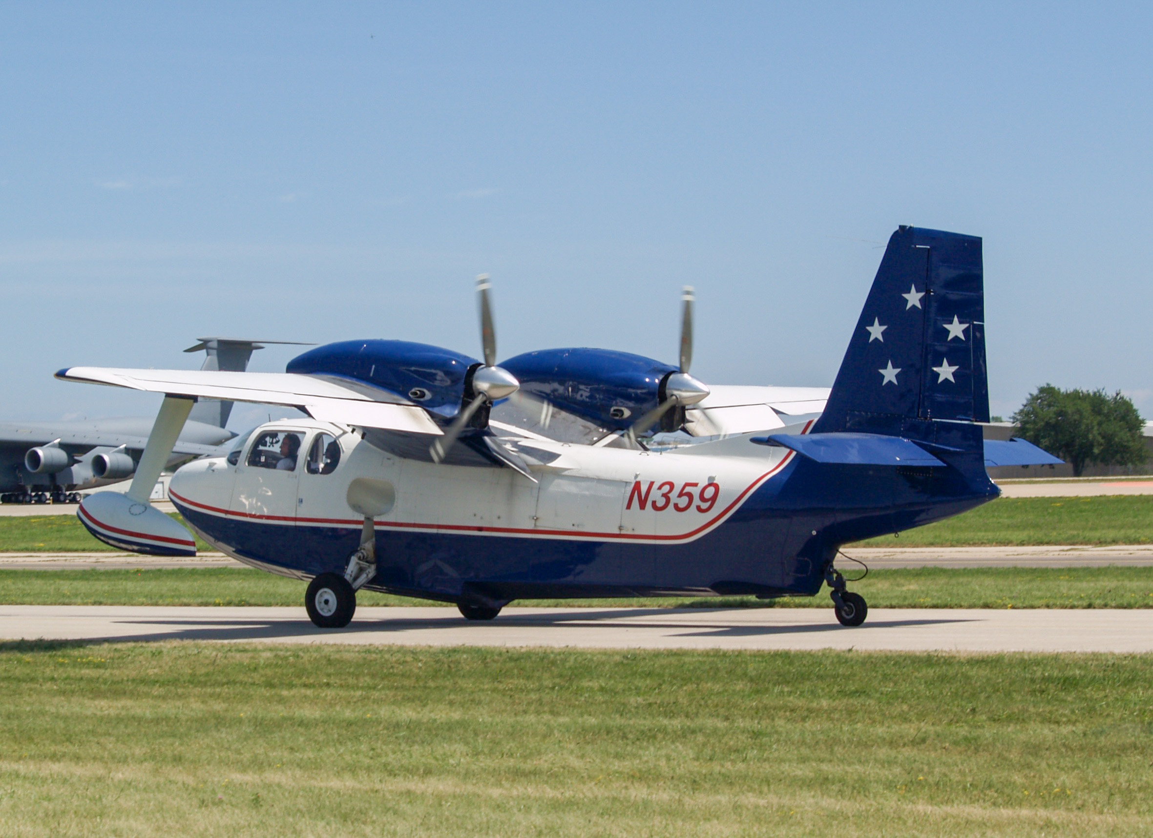 Full size: Wow Time LLC PIAGGIO P.136-L2 N359 at Wittman Regional Airport