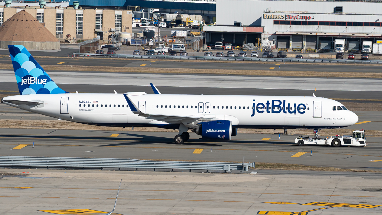 Full size: JetBlue Airways Airbus A321NEO N2048J at John F. Kennedy International Airport