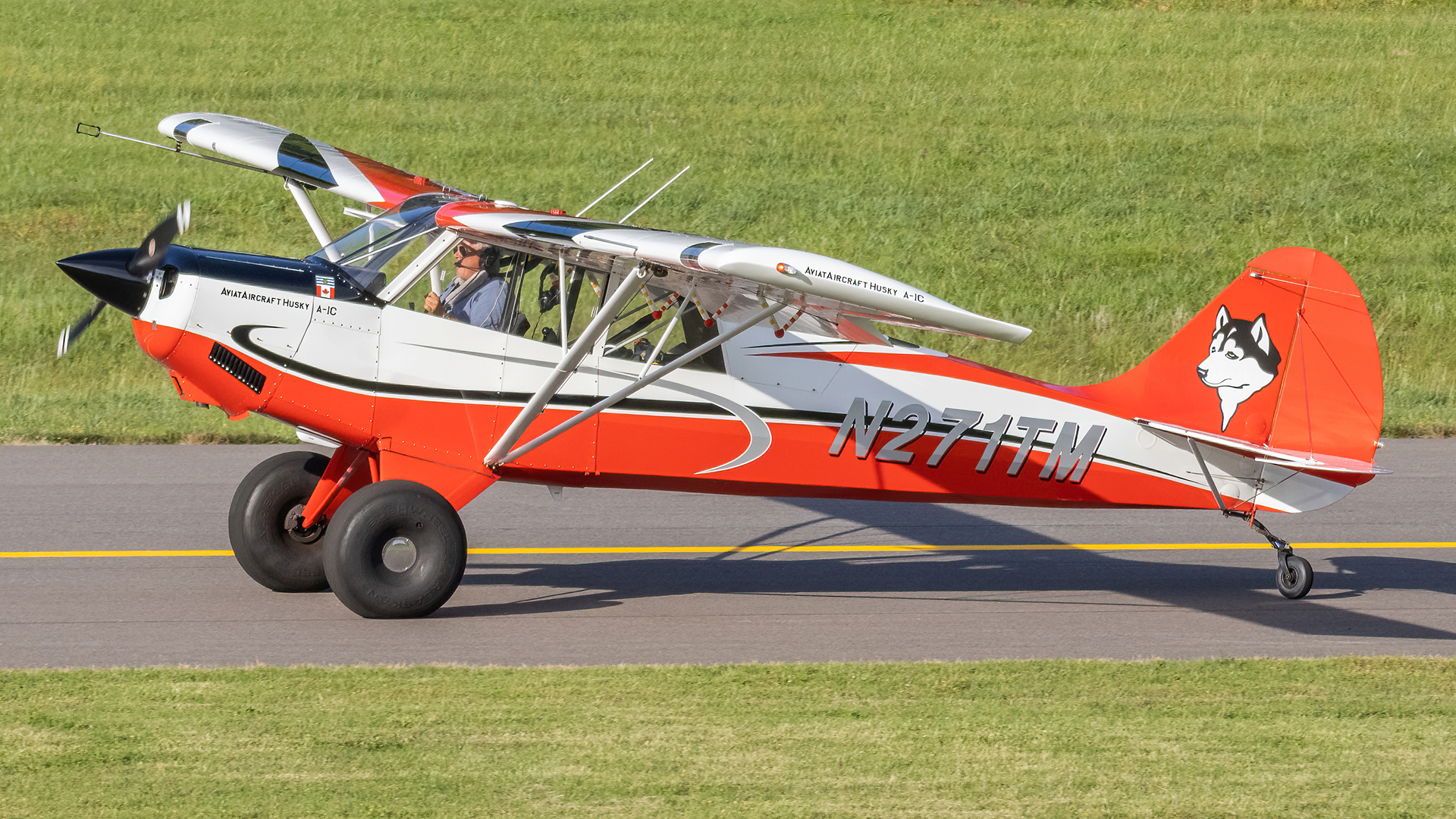 Full size: PRIVATE Aviat A-1C Husky N271TM at College Park Airport