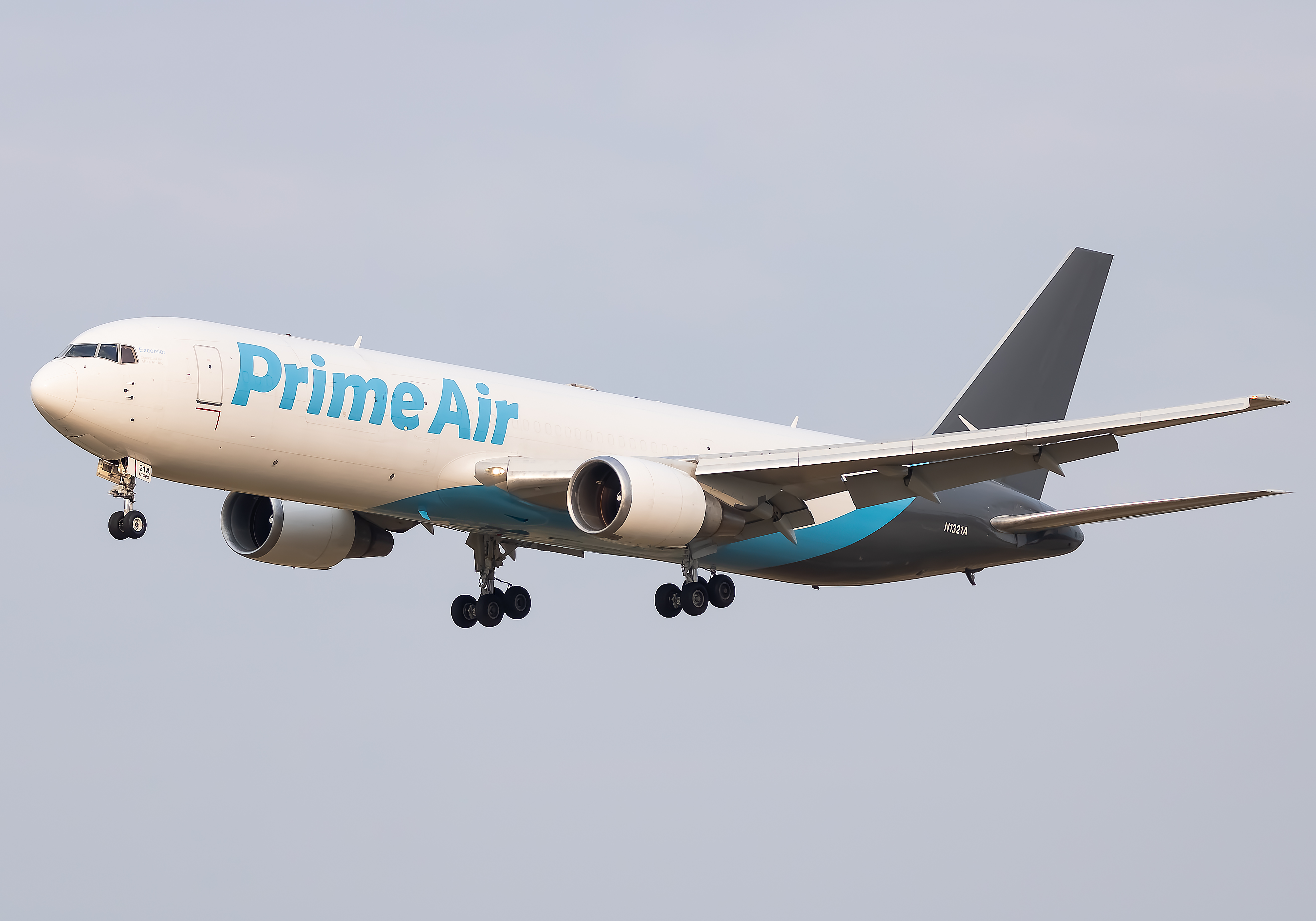 Full size: Prime Air Boeing 767-300F N1321A at Baltimore/Washington International Thurgood Marshall Airport