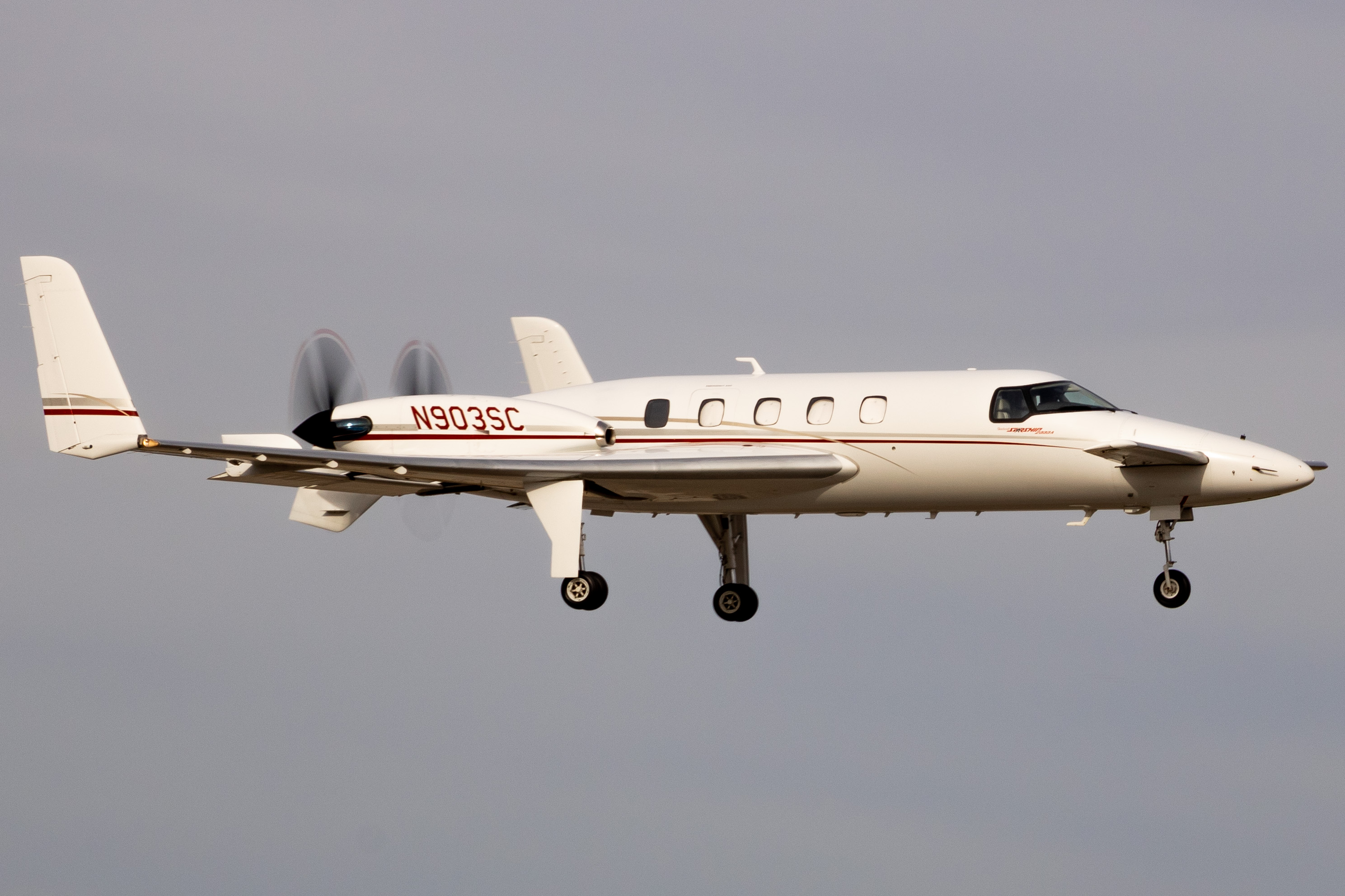 Full size: PRIVATE Beechcraft 2000A Starship N903SC at Addison Airport