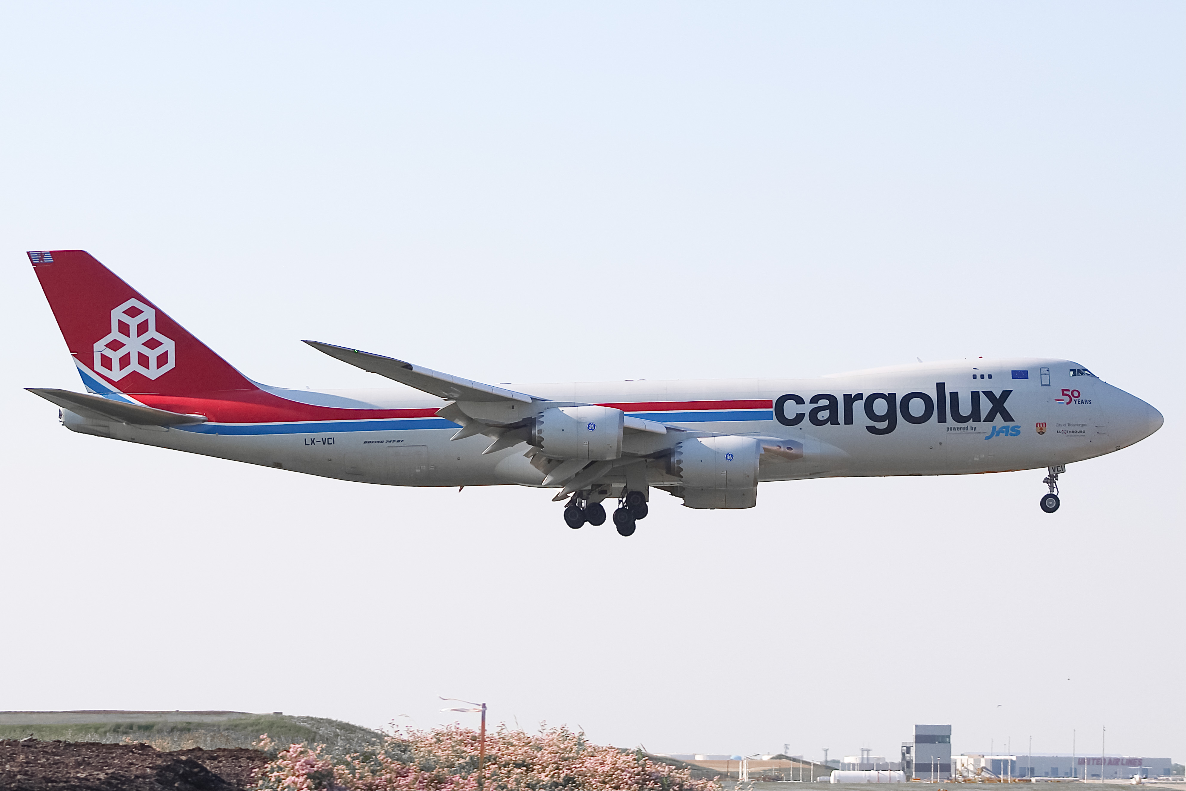 Full size: CargoLux Boeing 747-8F LX-VCI at Chicago O'Hare International Airport