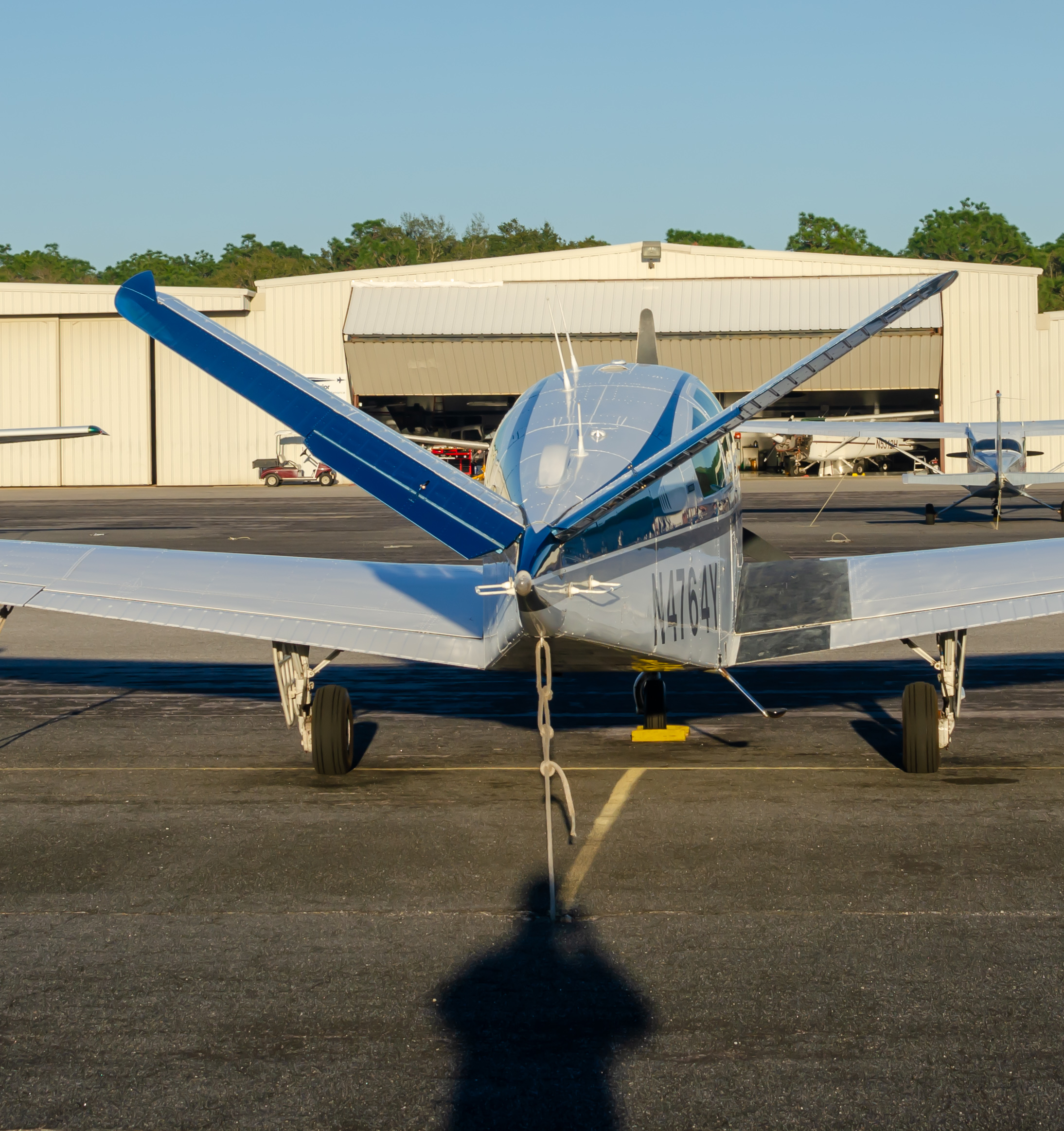 Full size: PRIVATE Beechcraft 35 Bonanza  N4764Y at Pensacola International Airport