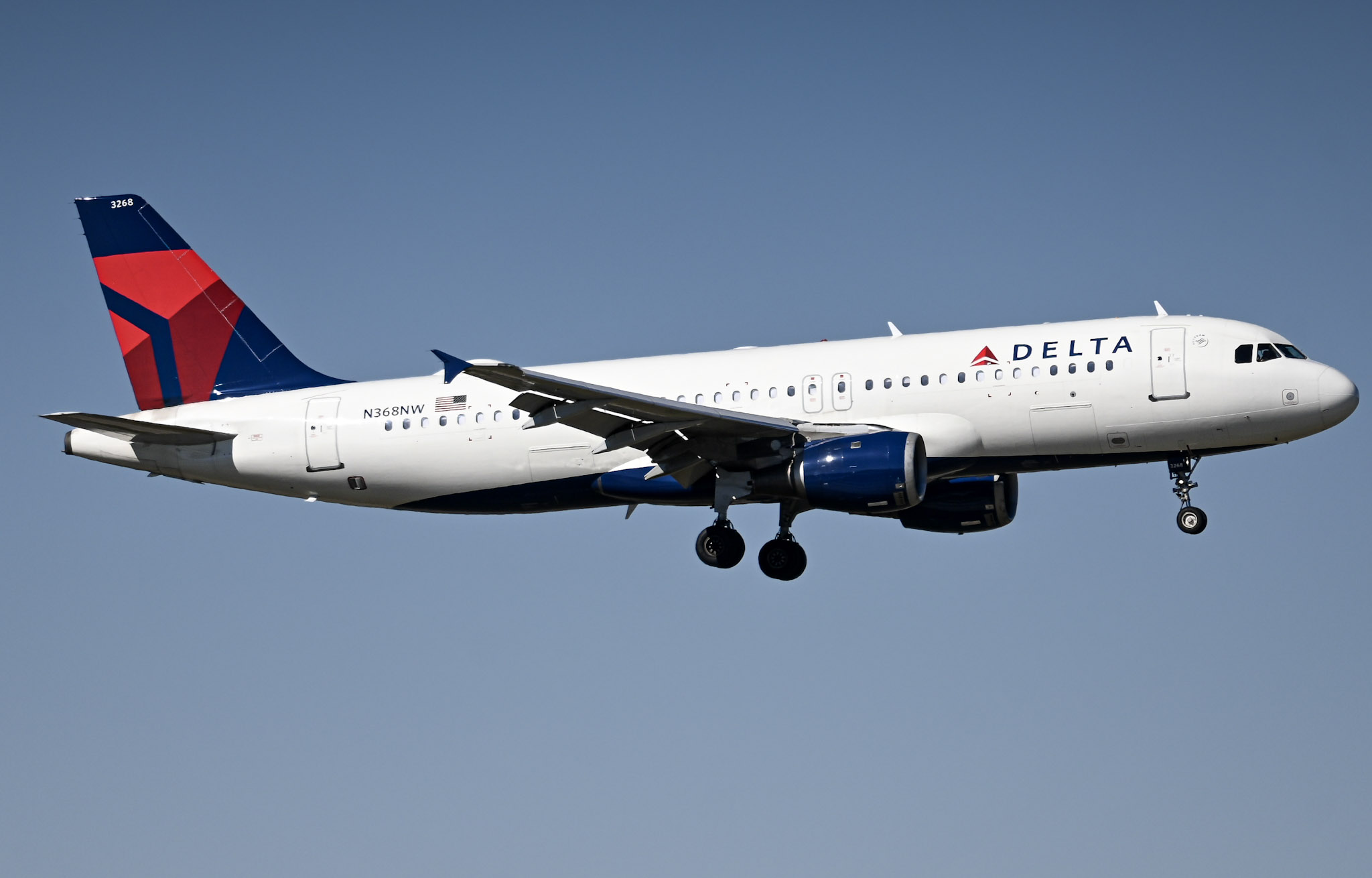 Full size: Delta Airlines Airbus A320 N368NW at Hartsfield-Jackson Atlanta International Airport