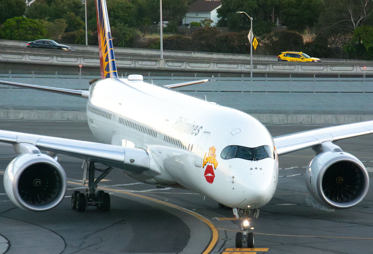 Full size: Philippine Airlines Airbus A350-900 RP-C3508 at San Francisco International Airport