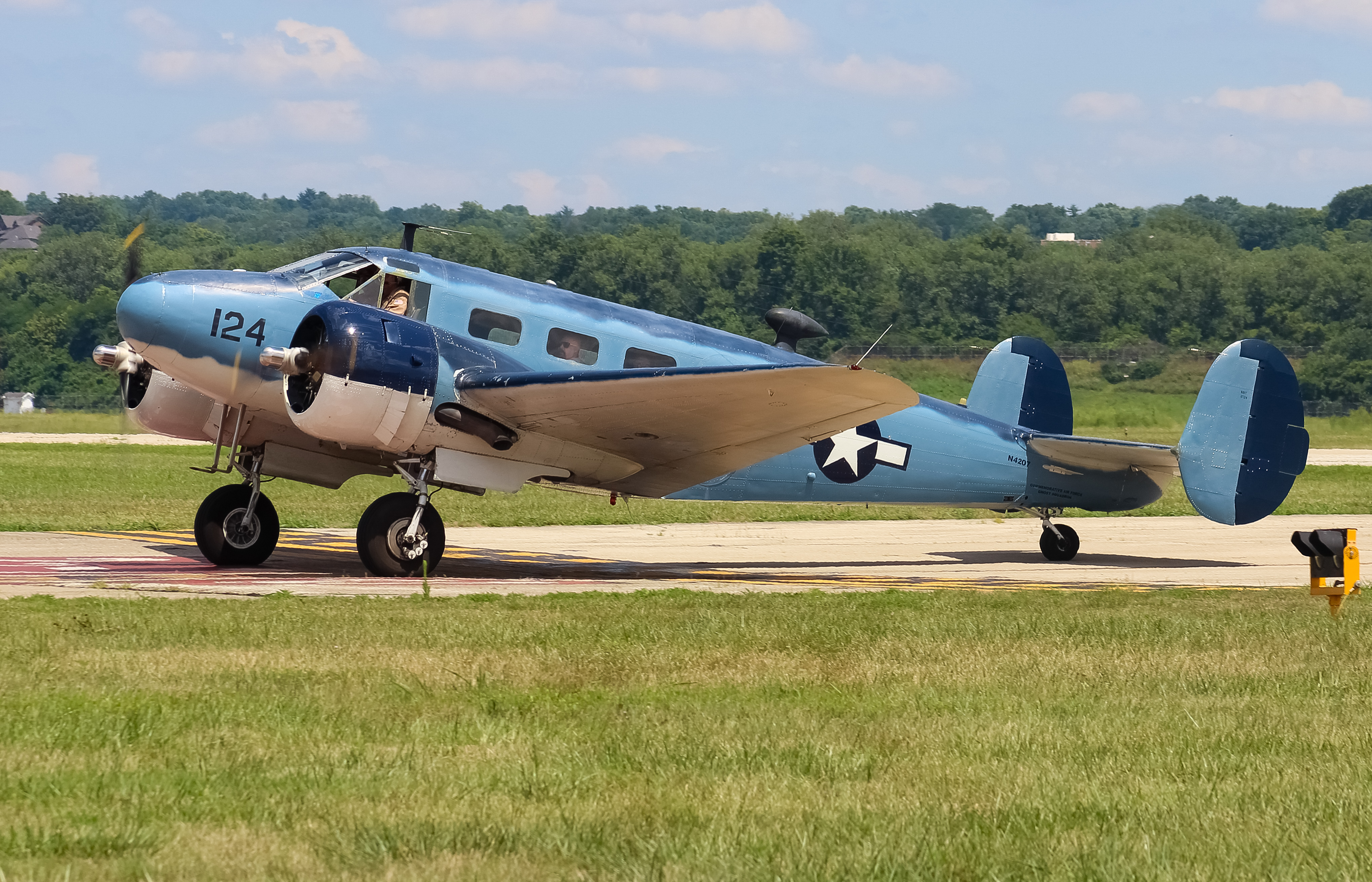 Full size: PRIVATE  Beech RC-45J N4207 at Cincinnati Municipal Airport/Lunken Field