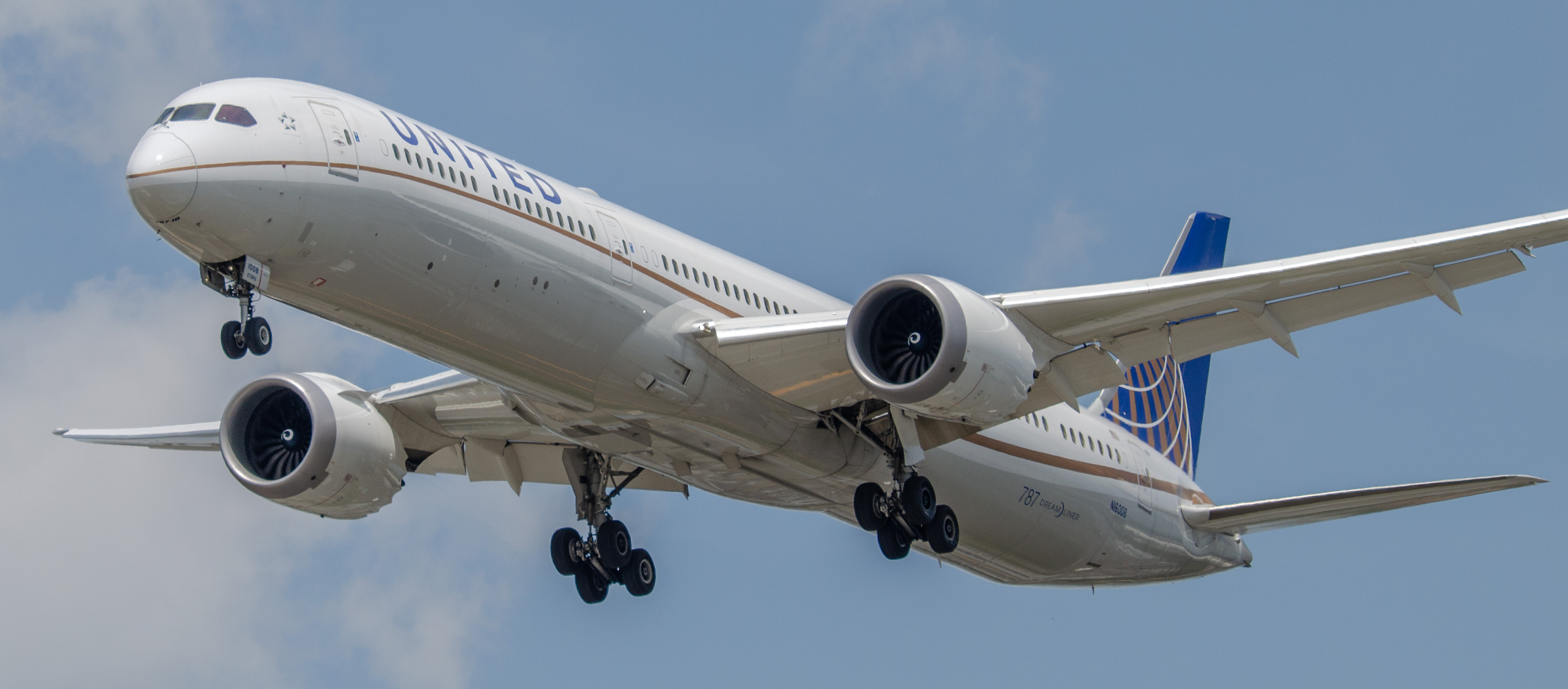 Full size: United Airlines Boeing 787-10 N16008 at Newark Liberty International Airport