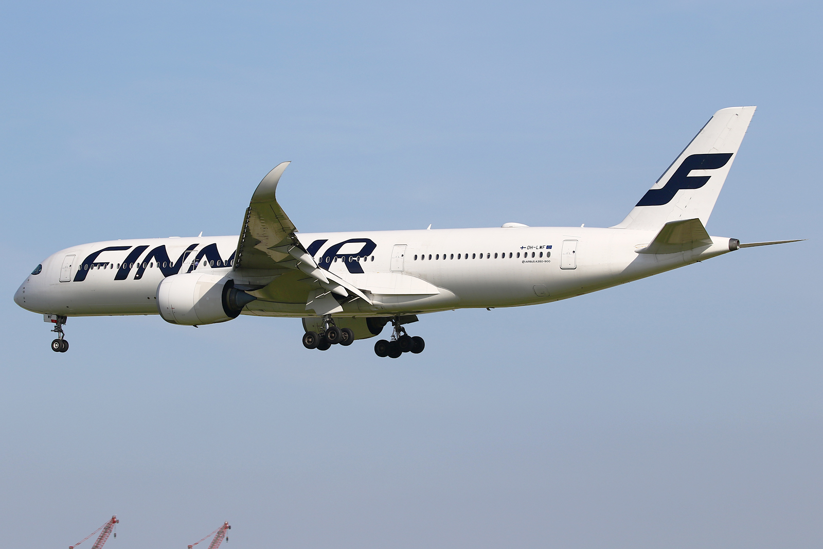 Full size: Finnair Airbus A350-900 OH-LWF at Amsterdam Schiphol Airport