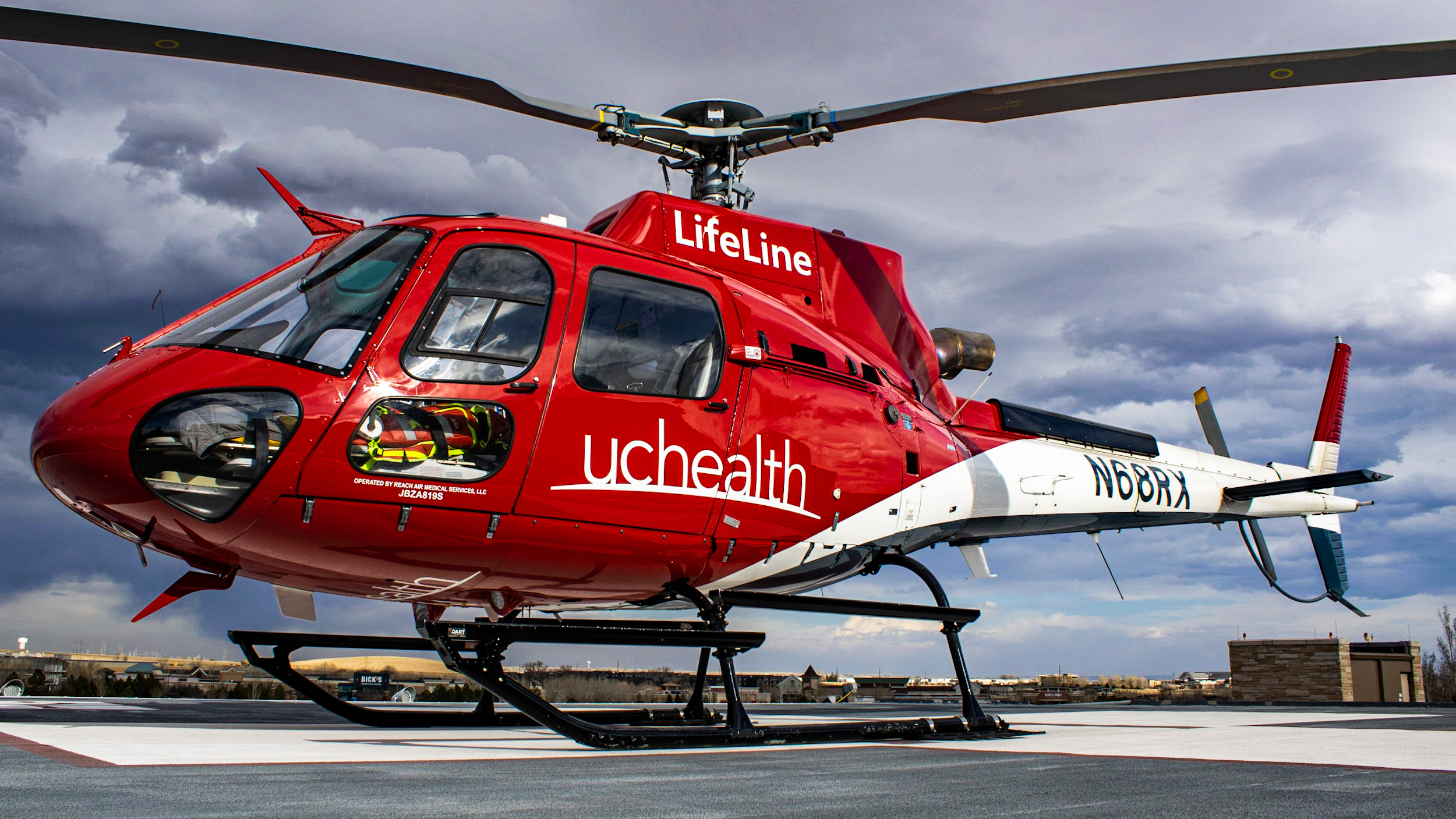 Full size: UCHealth LifeLine Airbus Helicopters H125 N68RX at Not Applicable