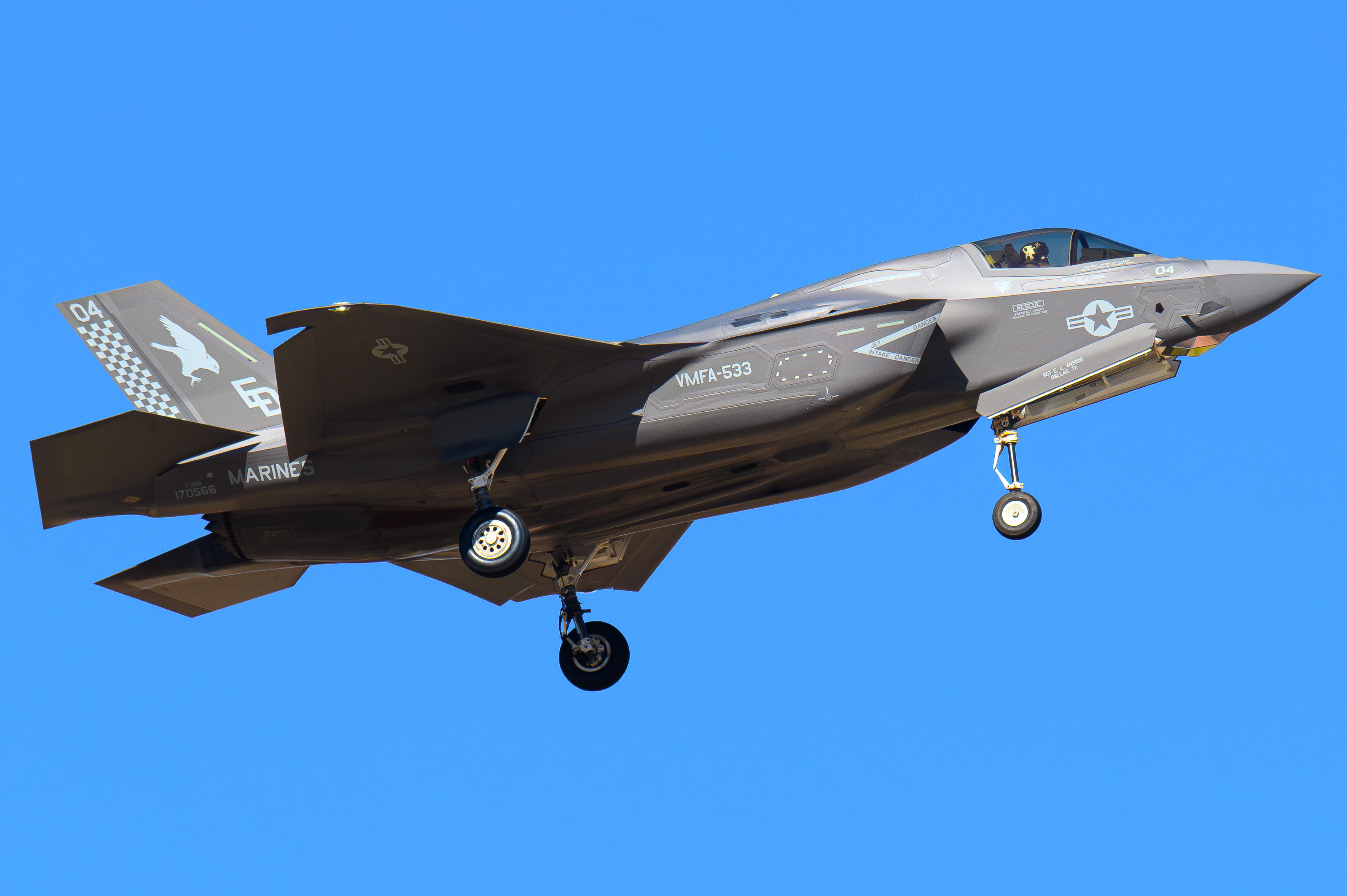 Full size: USMC - United States Marine Corp Lockheed Martin F-35 Lightning 170566 at 