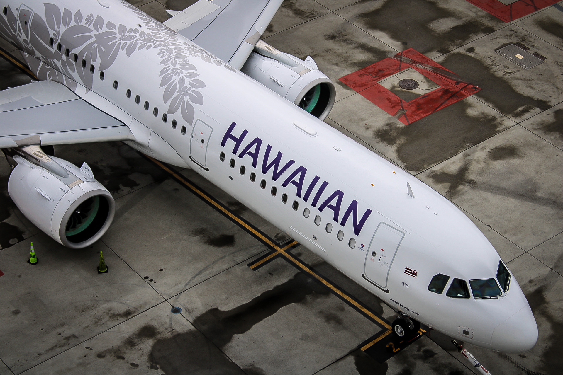 Full size: Hawaiian Airbus A321NEO N204HA at San Francisco International Airport