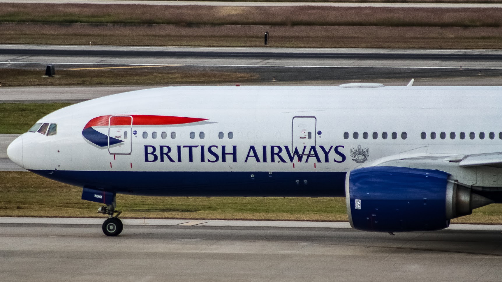 Full size: British Airways Boeing 777-200 G-YMMK at Houston-George Bush Intercontinental Airport