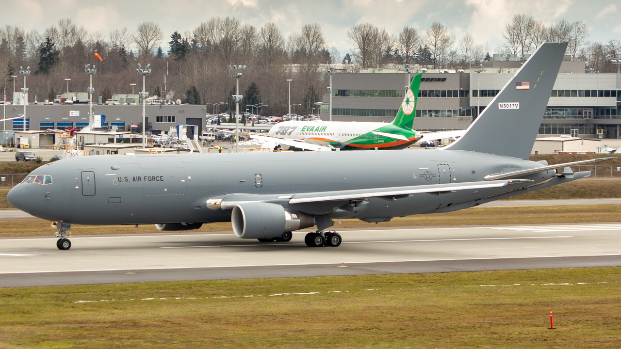Full size: USAF - United States Air Force KC-46A N5017V at Snohomish County Airport (Paine Field)
