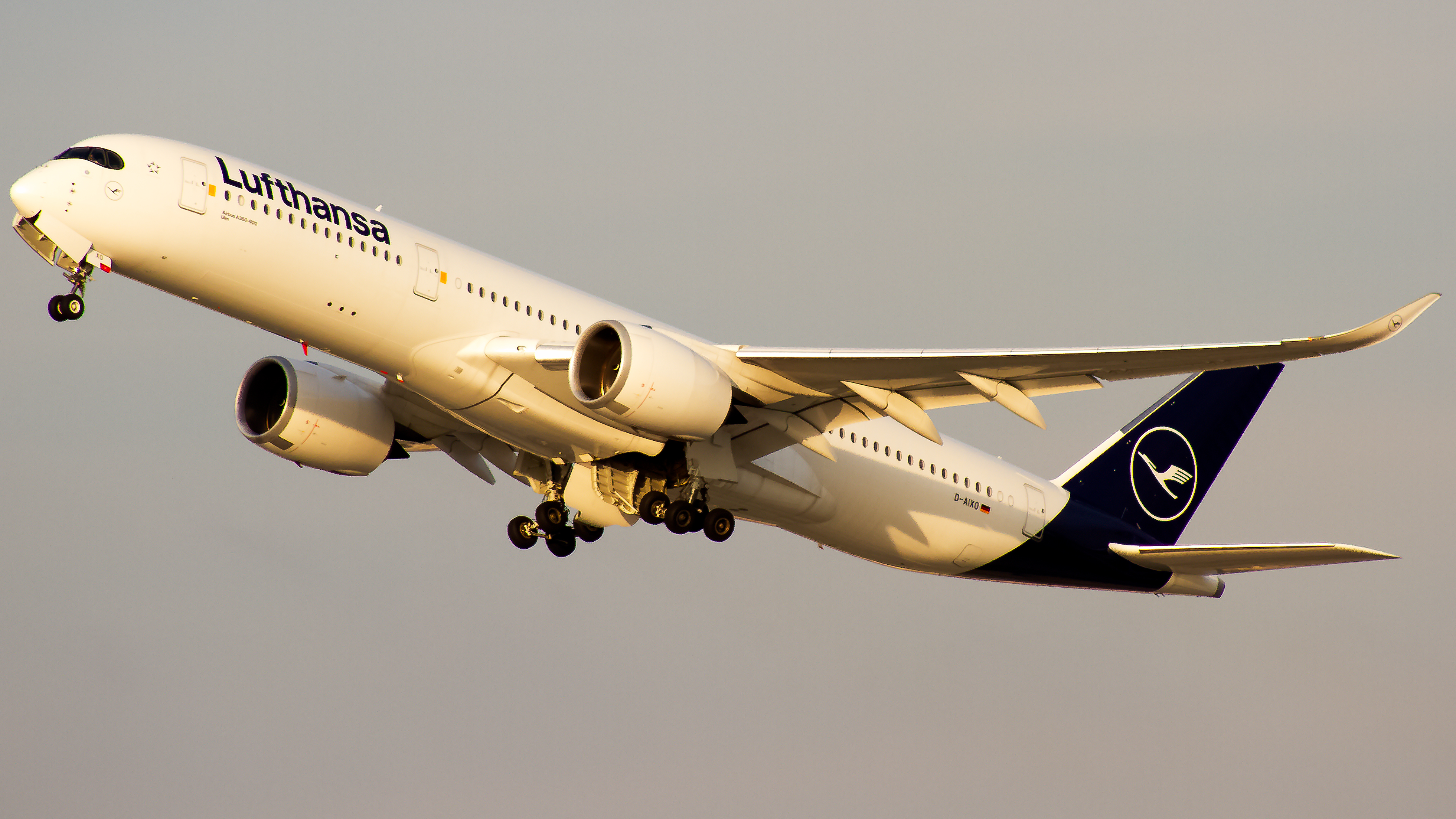Full size: Lufthansa Airbus A350-900 D-AIXO at Los Angeles International Airport