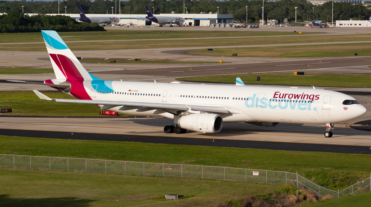 Full size: Eurowings Airbus A330-300 D-AIKA at Tampa International Airport