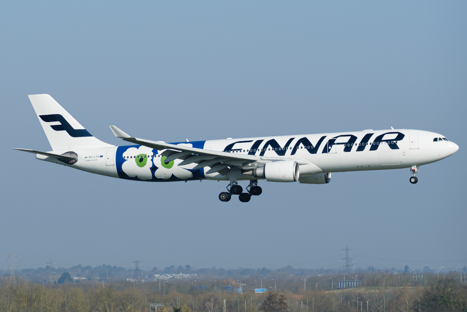 Full size: Finnair Airbus A330-300 OH-LTO at London Heathrow International Airport