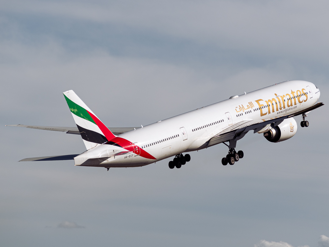 Full size: Emirates Boeing 777-300ER A6-ECY at Stockholm Arlanda Airport