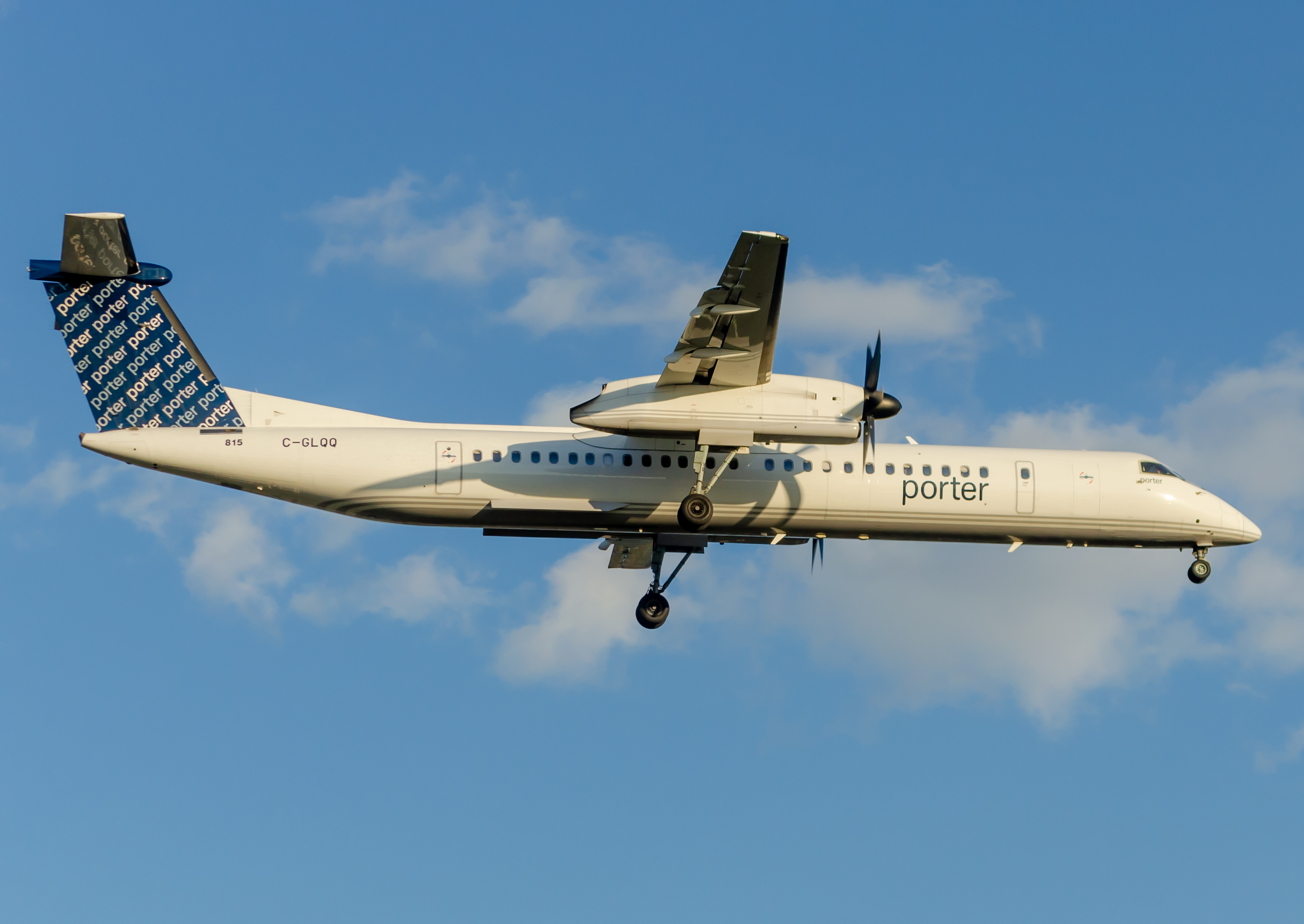 Full size: Porter Airlines De Havilland Dash-8 q400 CQLQQ  at Newark Liberty International Airport
