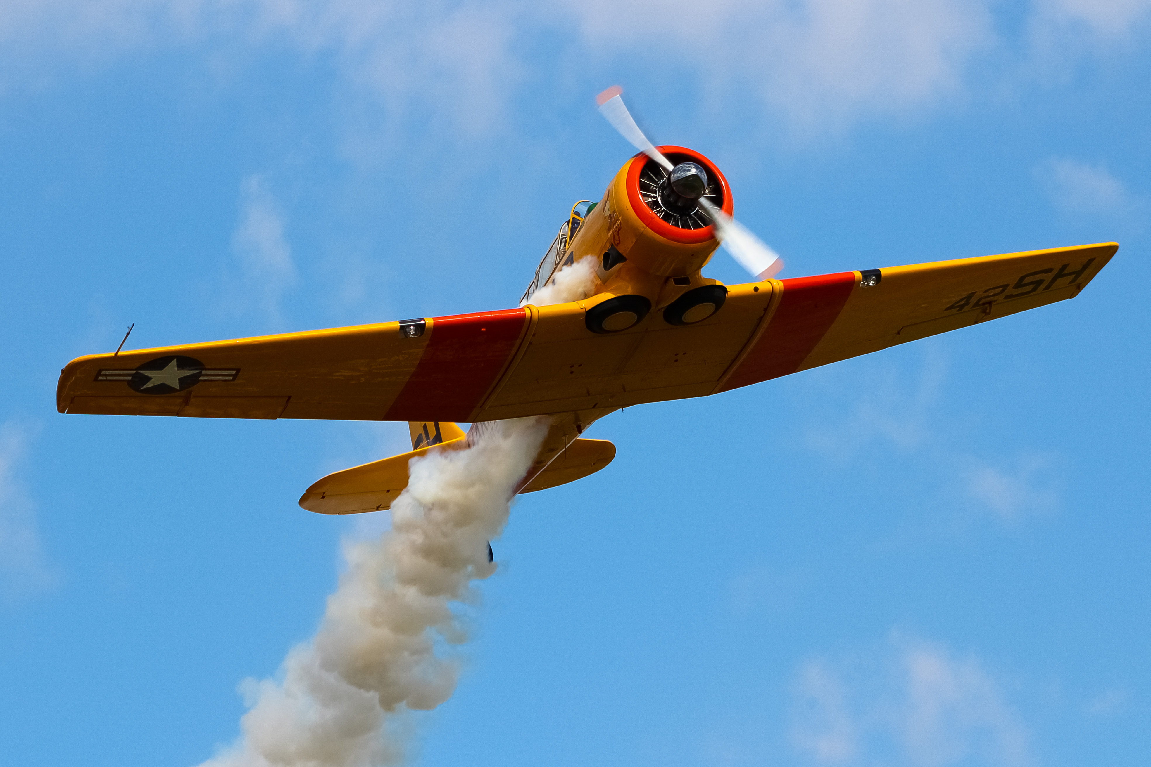 Full size: PRIVATE  North American T-6 Texan N7RK at Clermont County Airport
