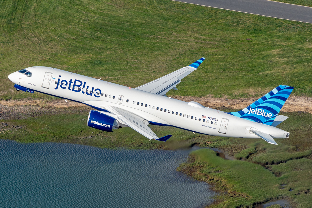 Full size: JetBlue Airways Airbus A220-300 N3102J at General Edward Lawrence Logan International Airport