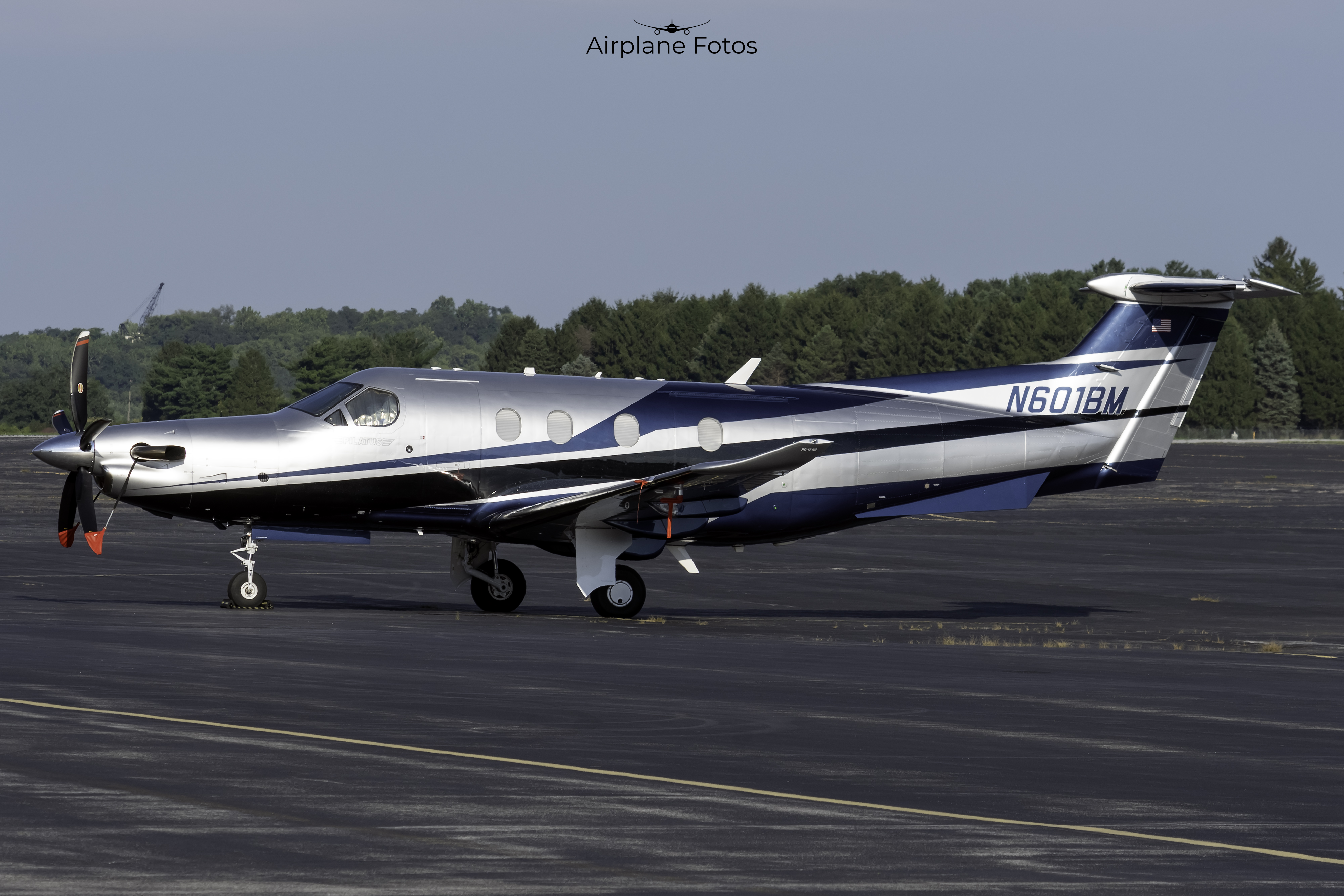 Full size: PRIVATE PC-12 N601BM at Capital City Airport