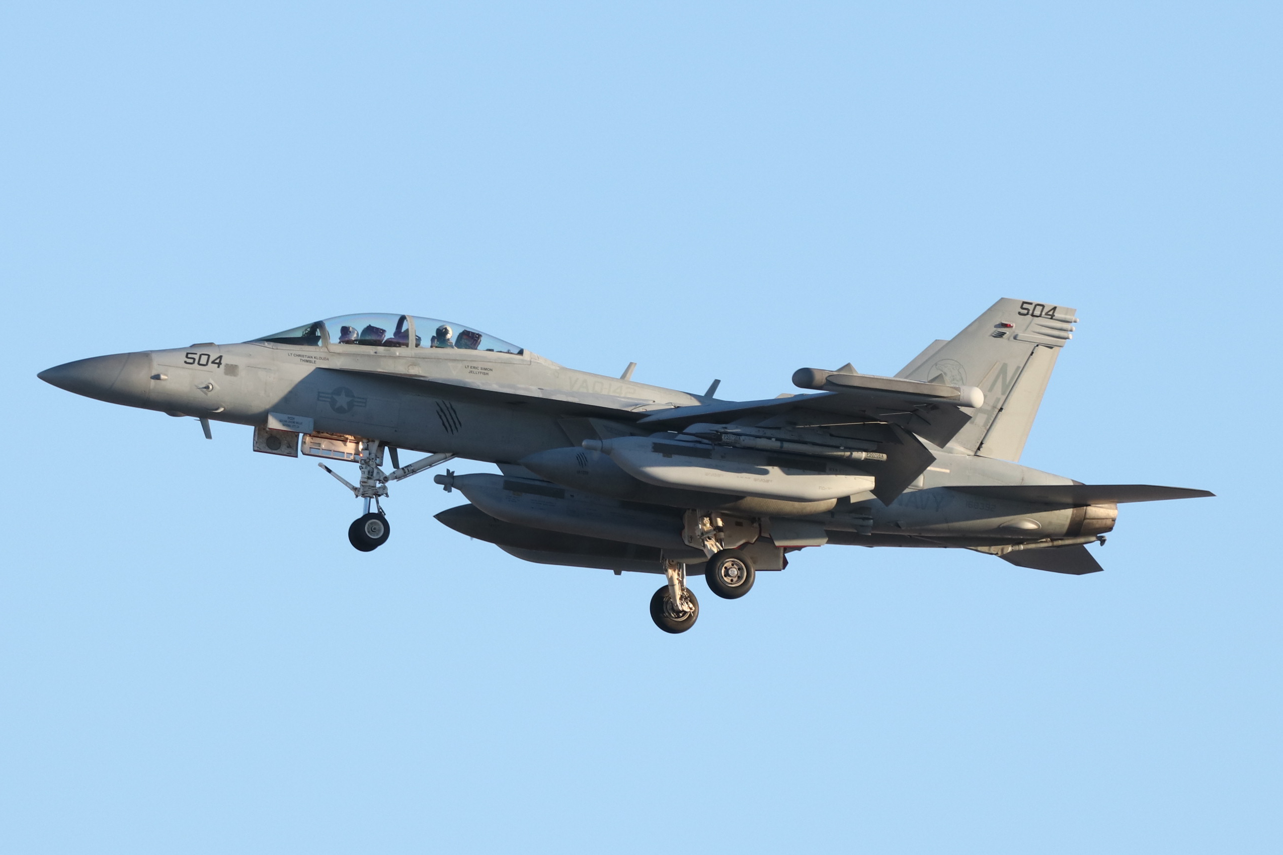 Full size: USN- United States Navy E/A-18G 168392 at Nellis Air Force Base