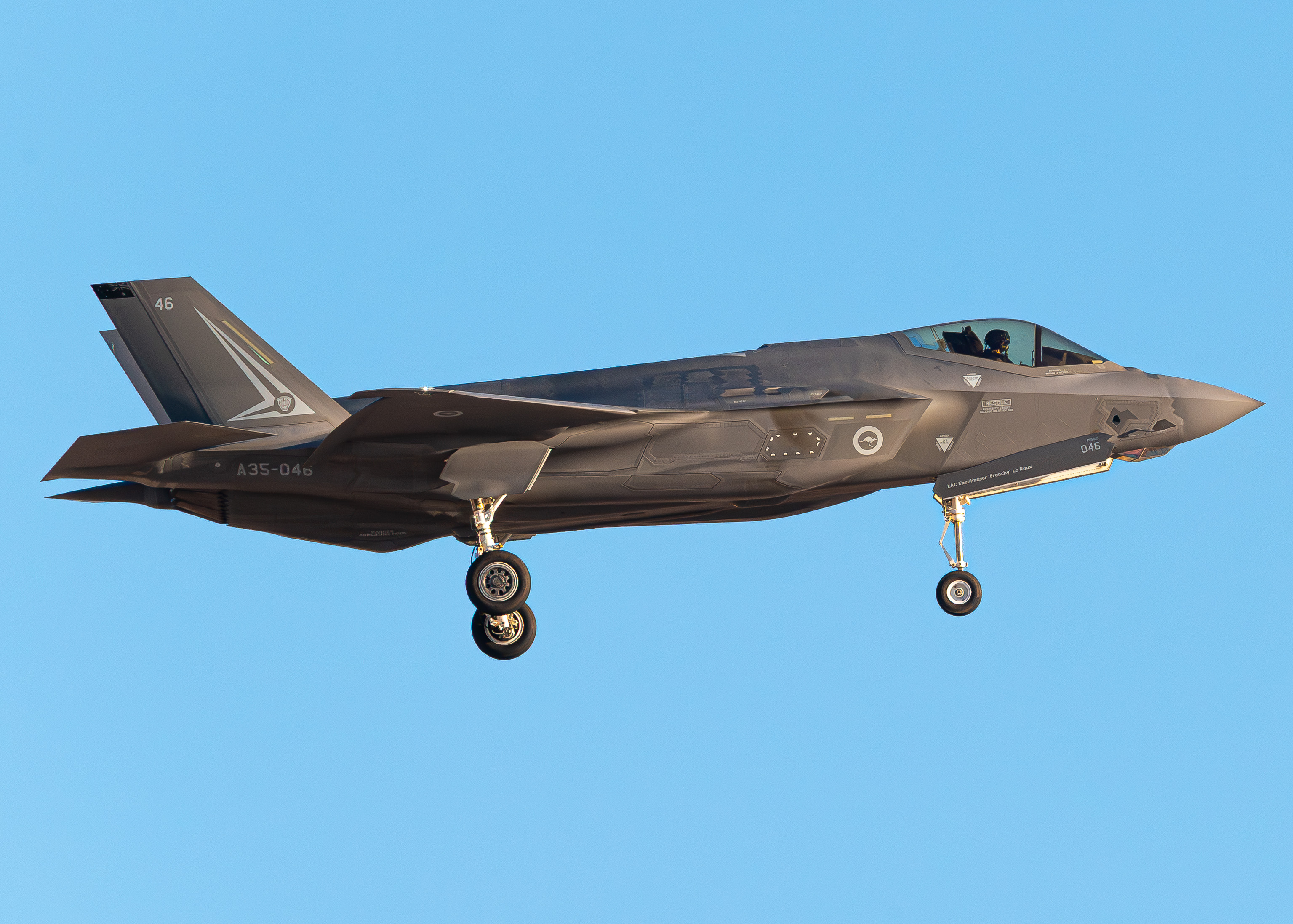 Full size: Royal Australian Air Force Lockheed Martin F-35 Lightning A35-046 at Nellis Air Force Base