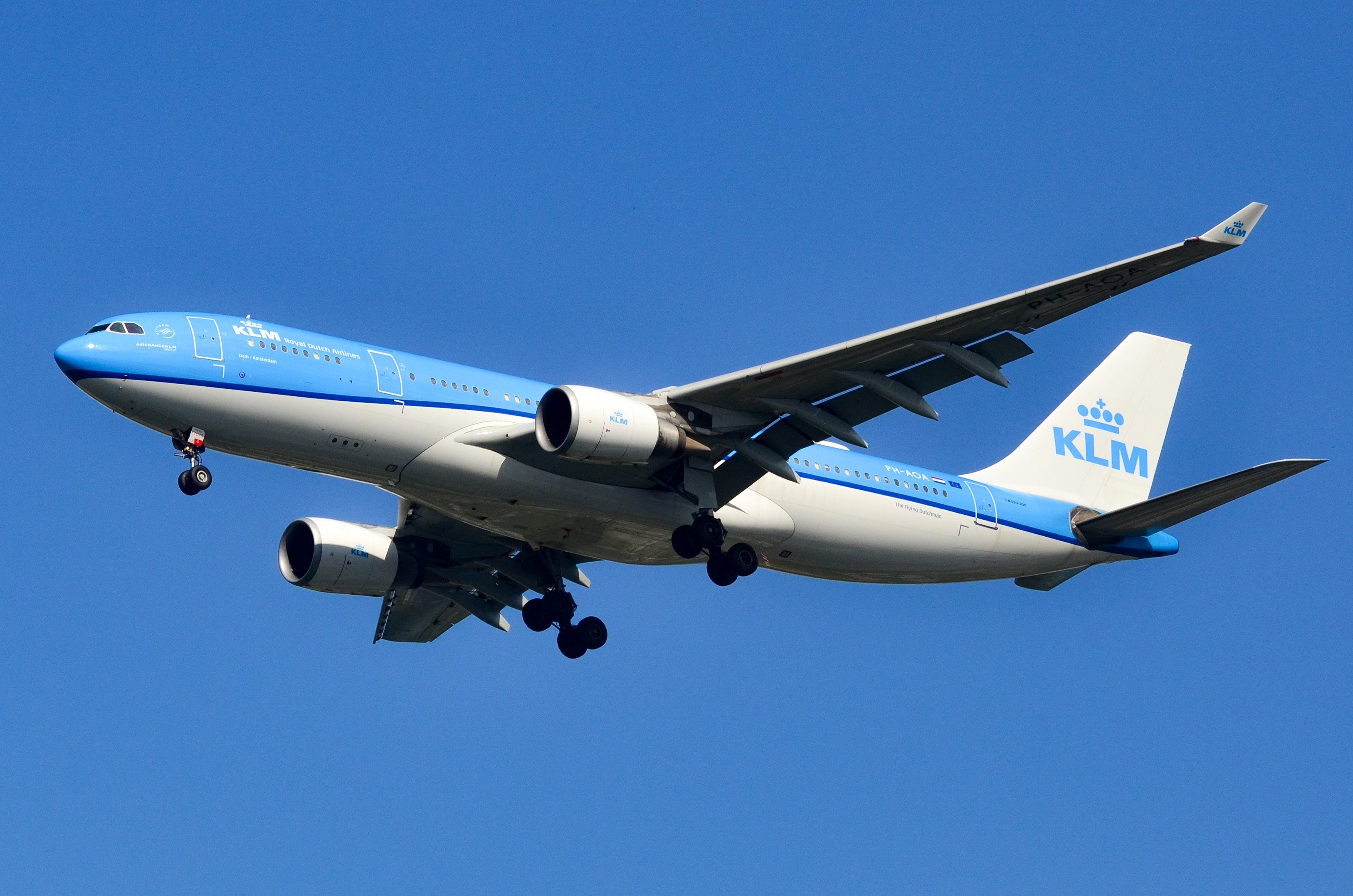 Full size: KLM Airbus A330-200 PH-AOA at John F. Kennedy International Airport