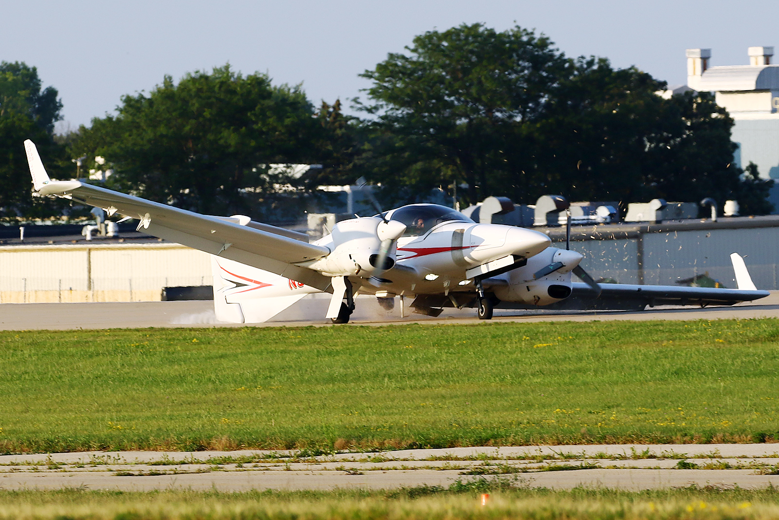 Full size: Private Diamond DA-42 NG Twin Star N94NG at Wittman Regional Airport