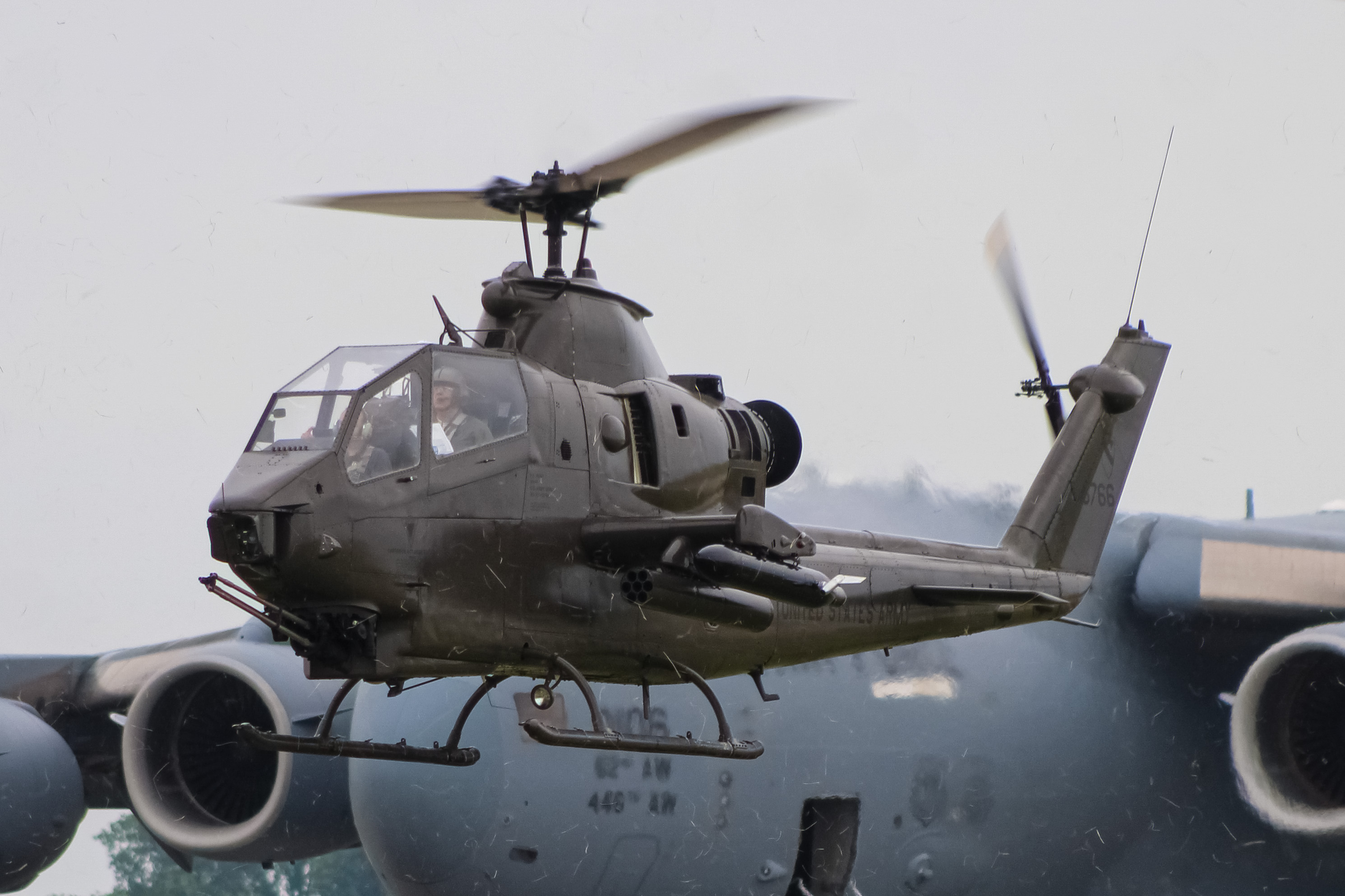 Full size: United States Army AH-1F Cobra 766 at James M Cox Dayton International Airport