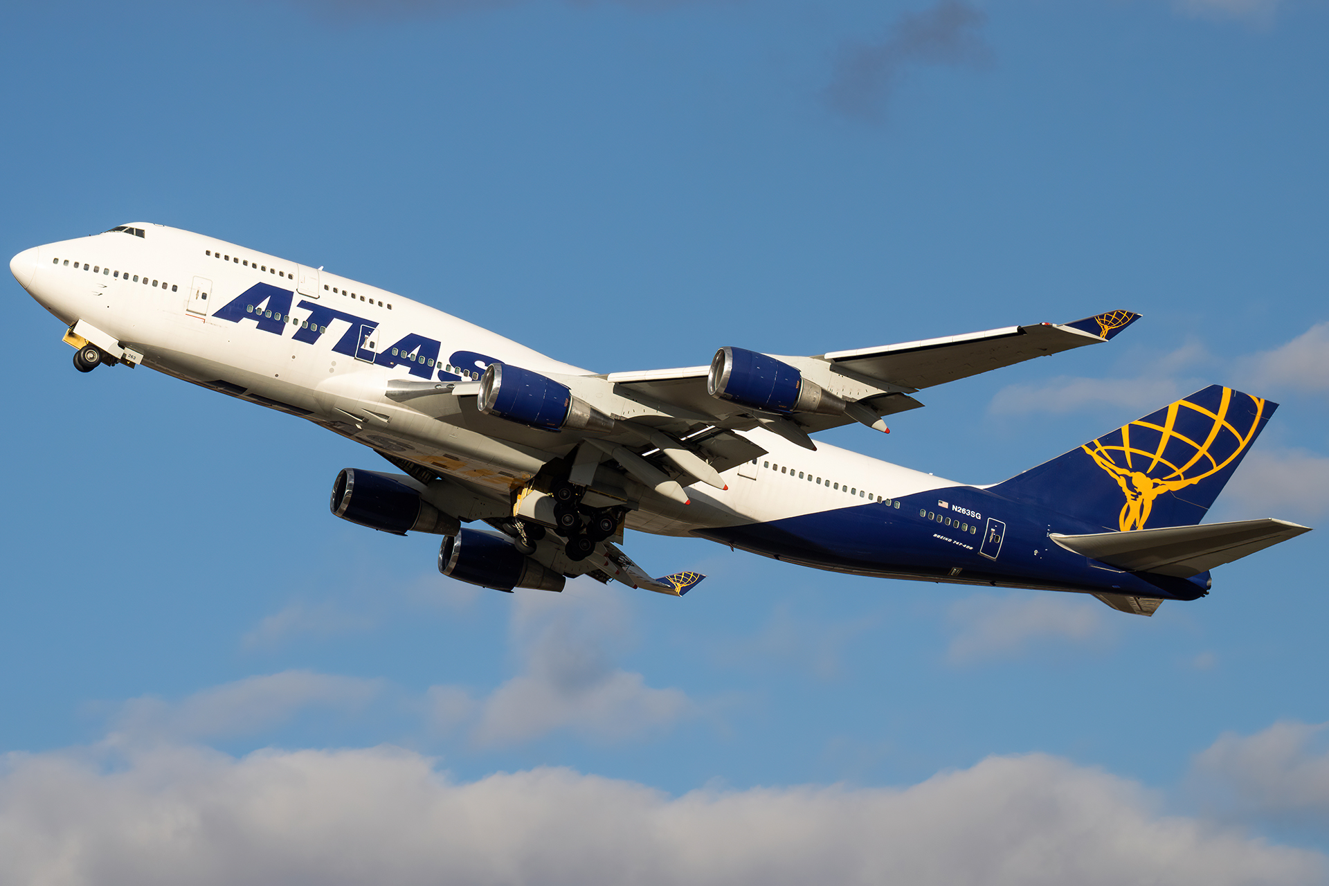 N263SG | Atlas Air Boeing 747-400 at BWI | AeroXplorer