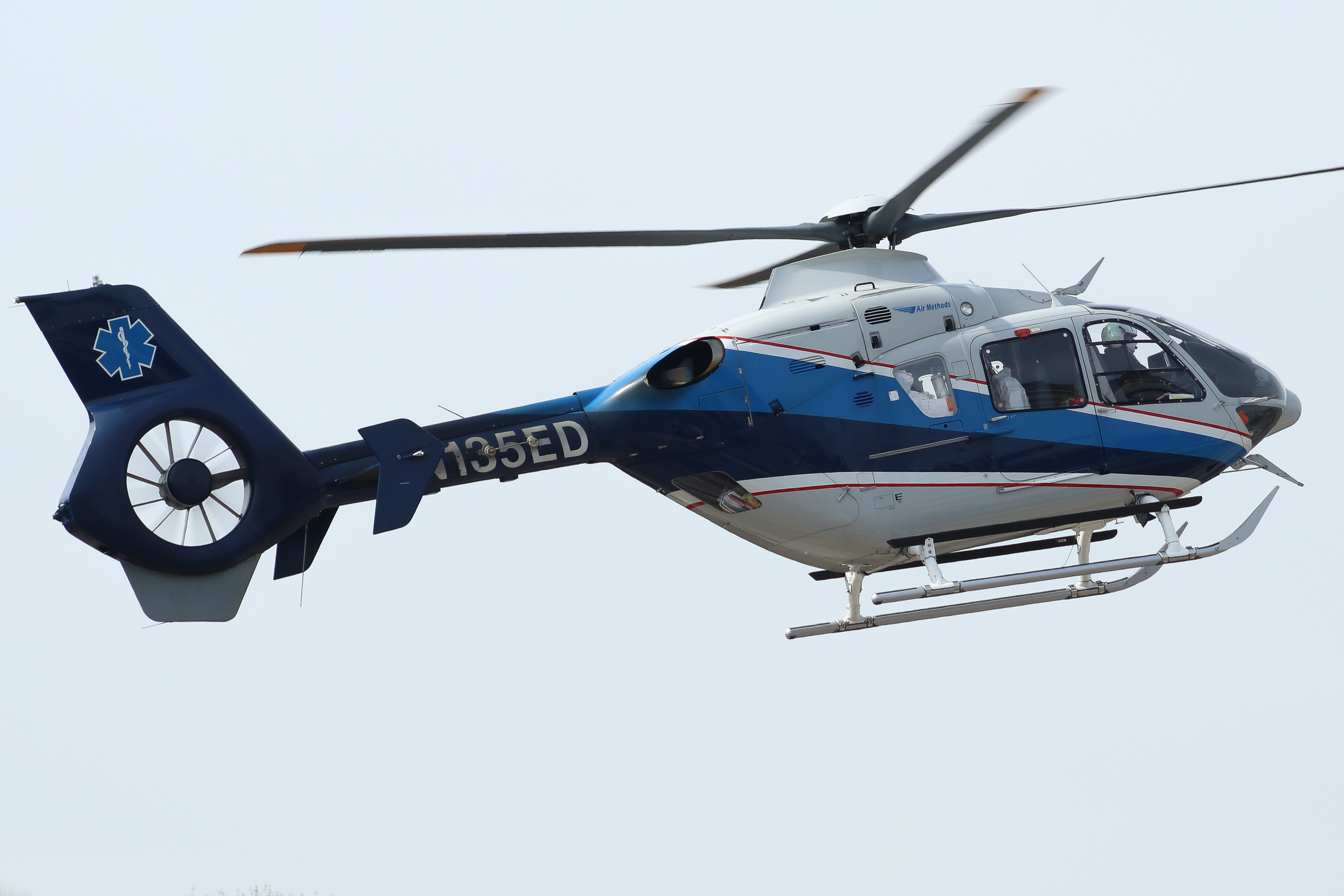 Full size: LifeNet Eurocopter EC135 N135ED at York Airport