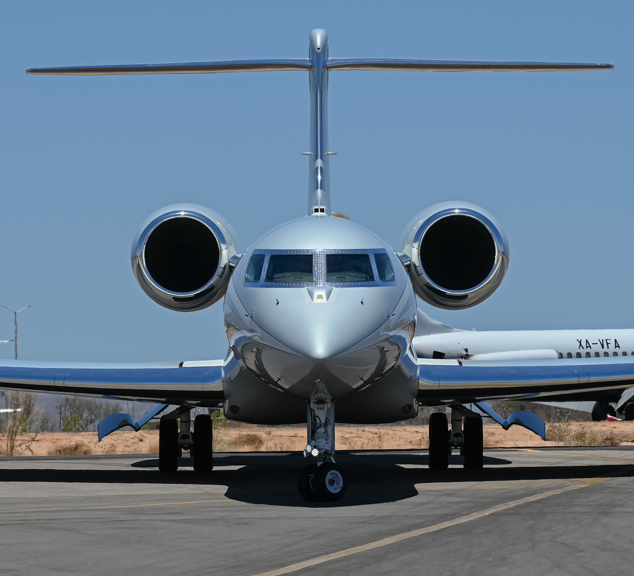 Full size: PRIVATE Gulfstream G650 N650NR at Aeropuerto de Cabo San Lucas Internacional