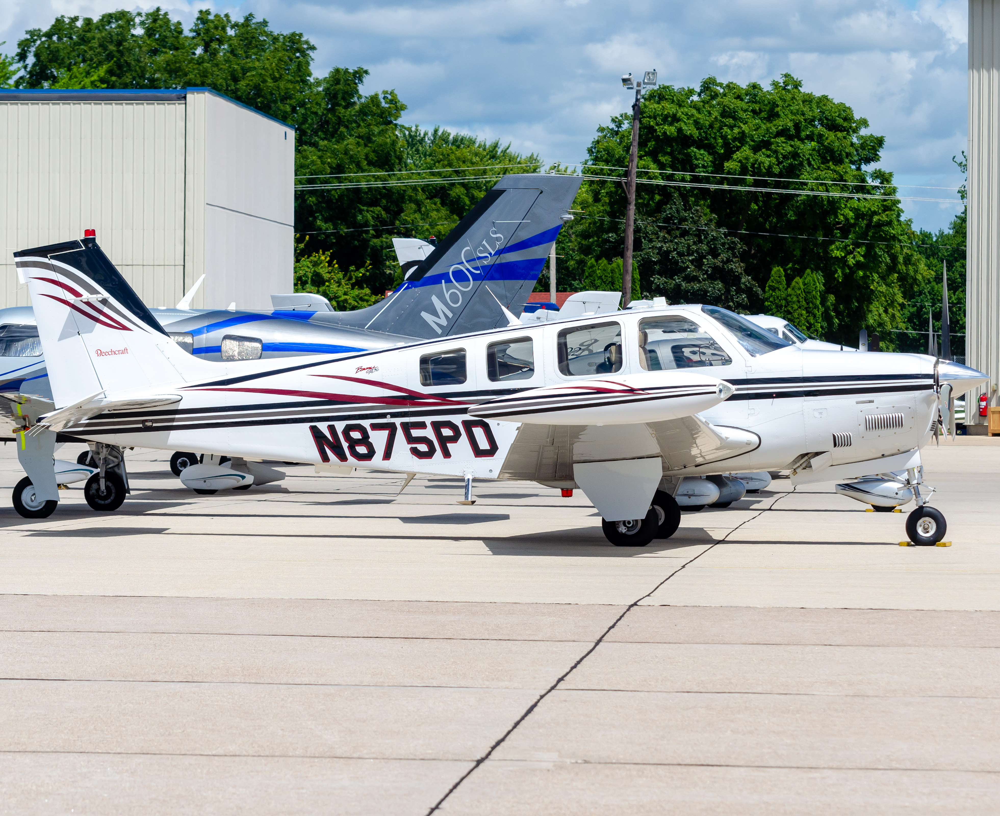 Full size: PRIVATE Beech A36 N875PD at Wittman Regional Airport