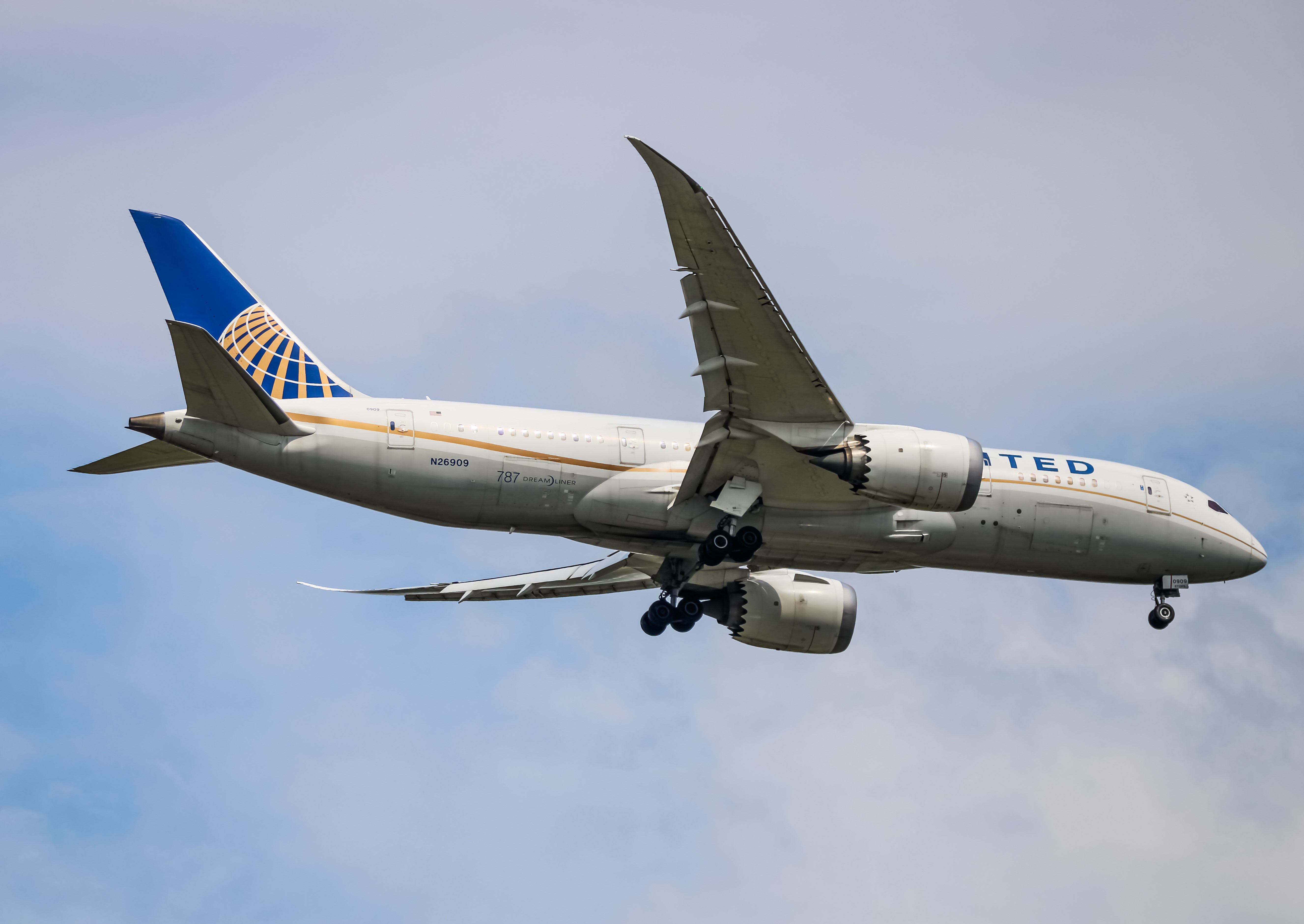 Full size: United Airlines Boeing 787-8 N26909 at Washington Dulles International Airport