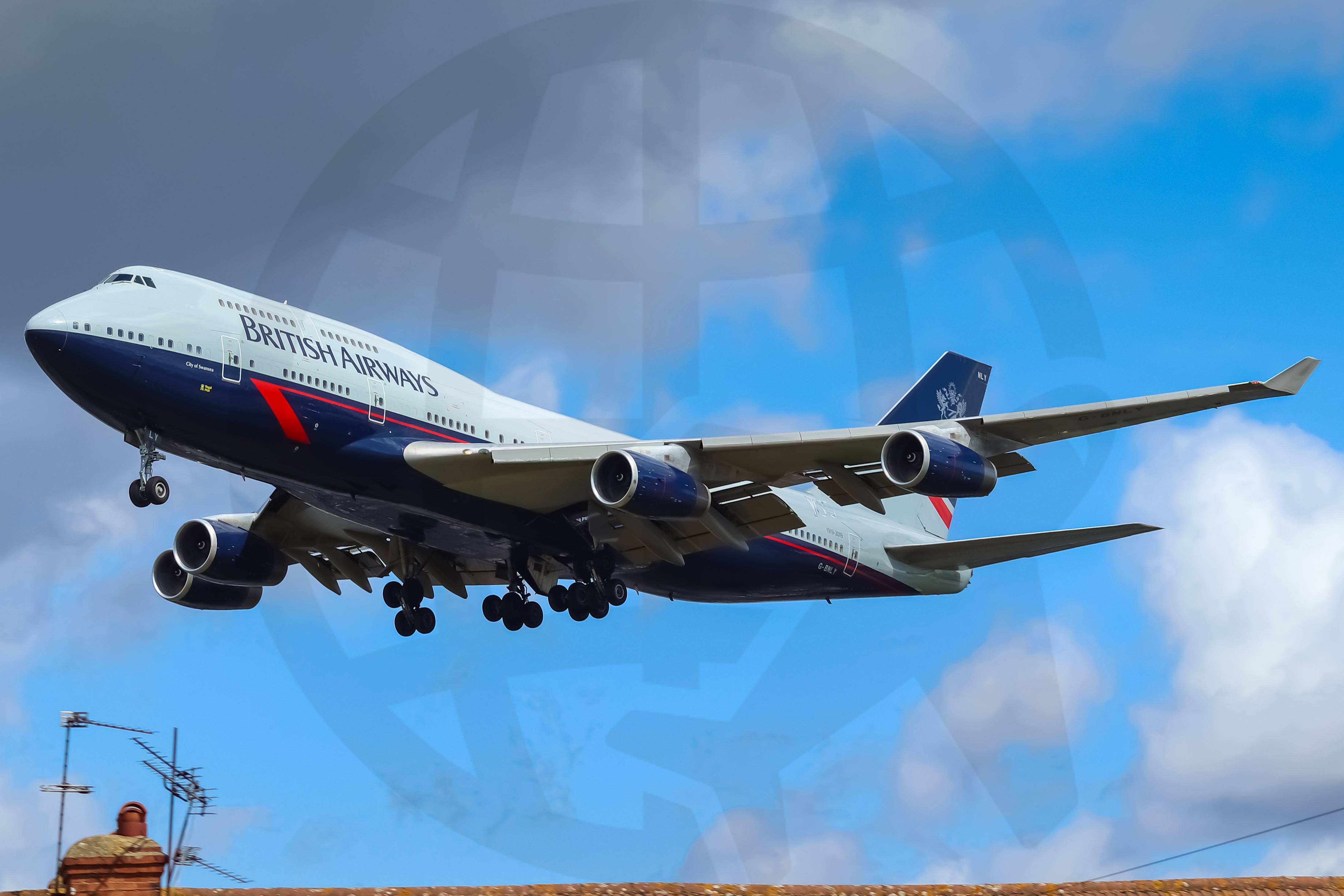 Full size: British Airways Boeing 747-400 G-BNLY at London Heathrow International Airport