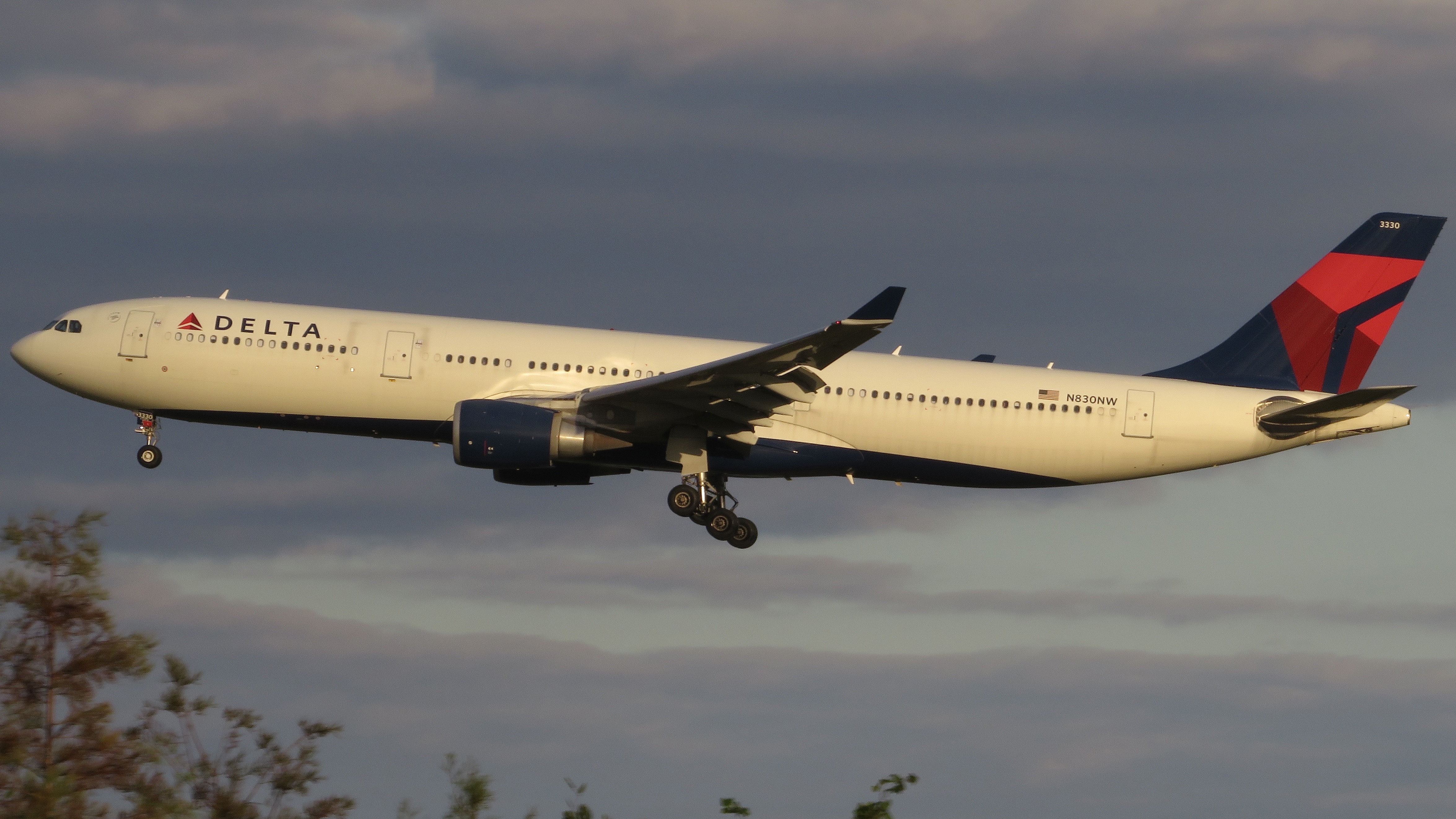 Full size: Delta Airlines Airbus A330-300 N830NW at Orlando International Airport