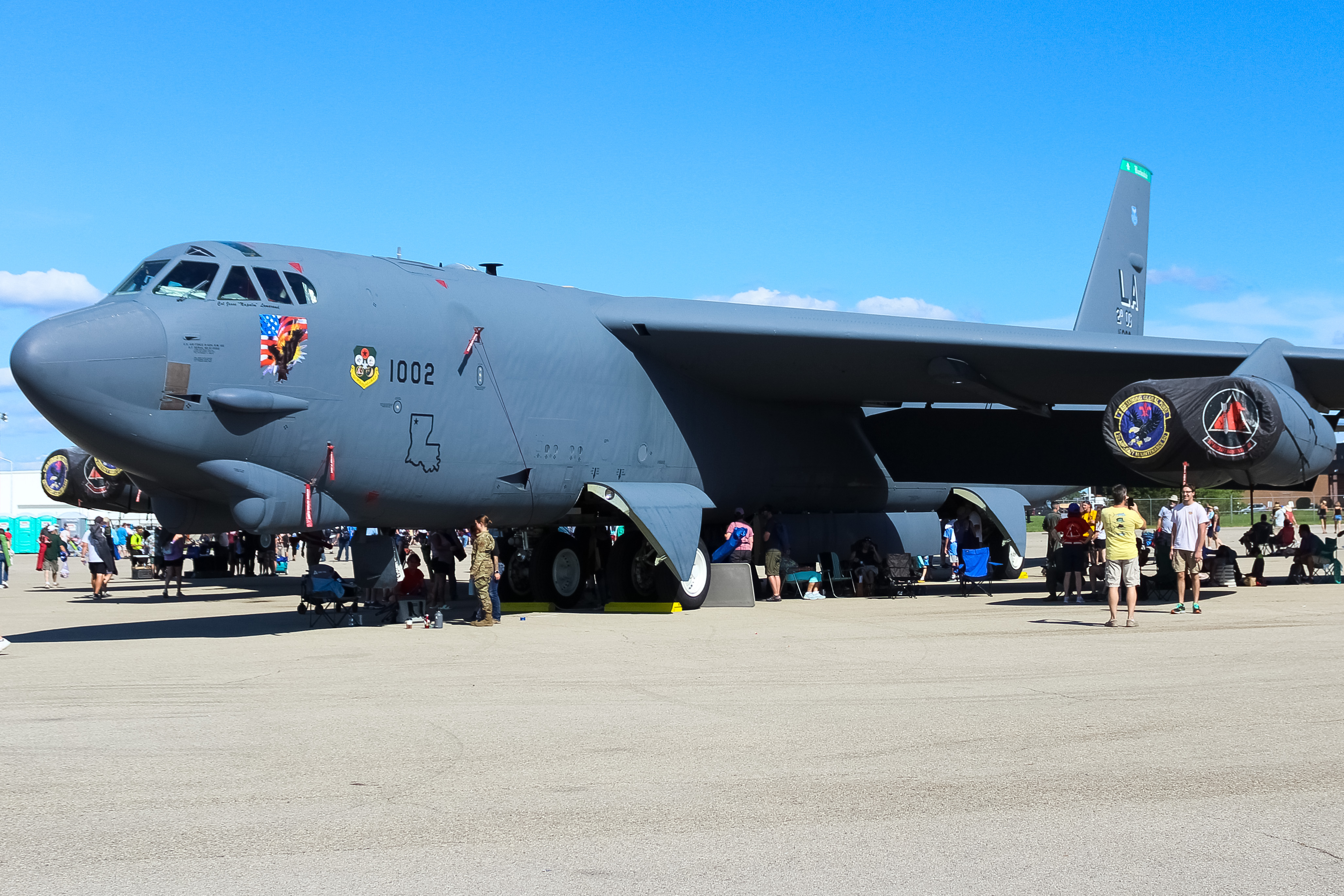 Full size: USAF - United States Air Force Boeing B-52 StratoFortress 240710 at James M Cox Dayton International Airport