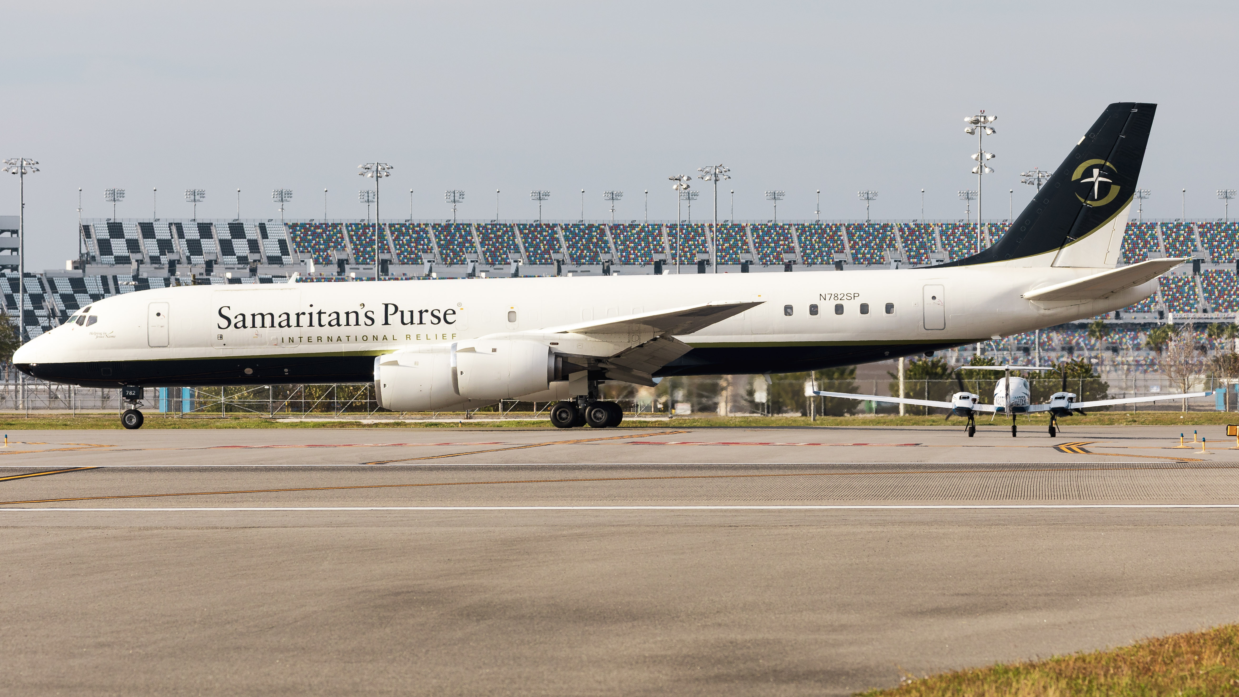 Full size: PRIVATE Douglas DC-8 N782SP at Daytona Beach International Airport