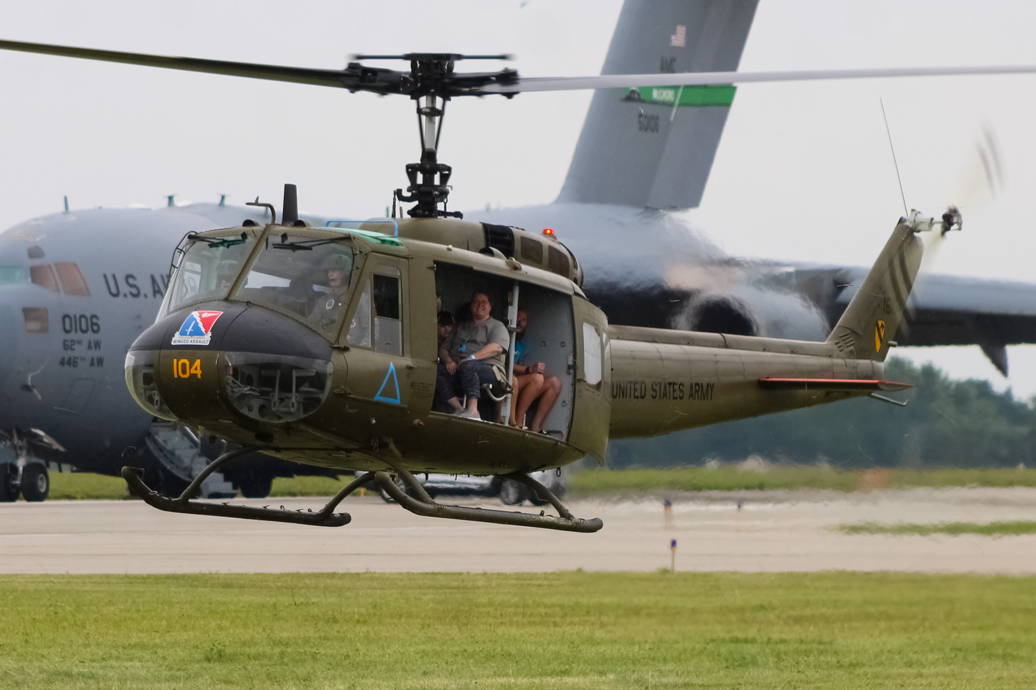 Full size: United States Army  Bell UH-1 Huey/Iroquois  N104HF at James M Cox Dayton International Airport