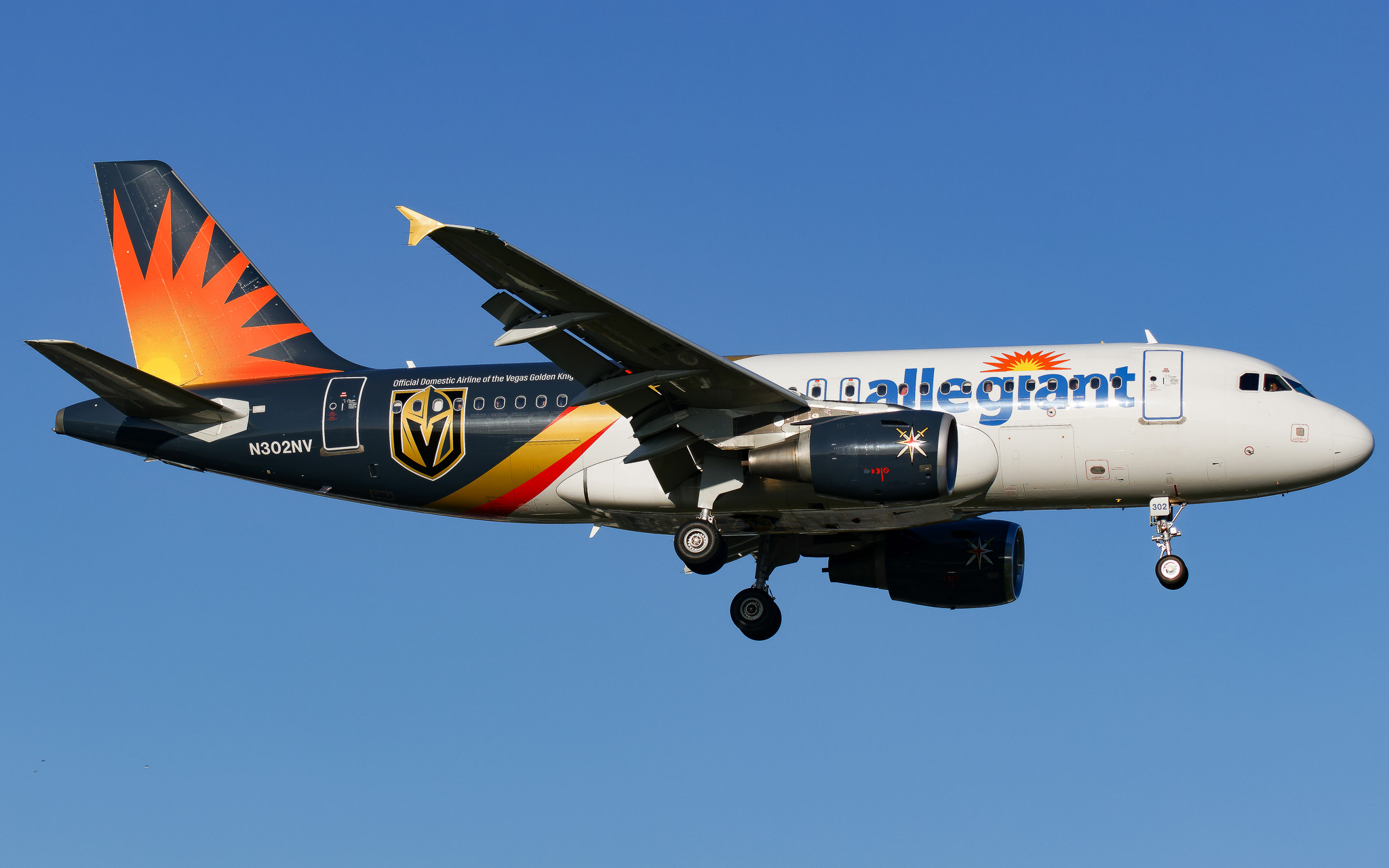 Full size: Allegiant Airlines Airbus A319 N302NV at St. Petersburg Clearwater International Airport