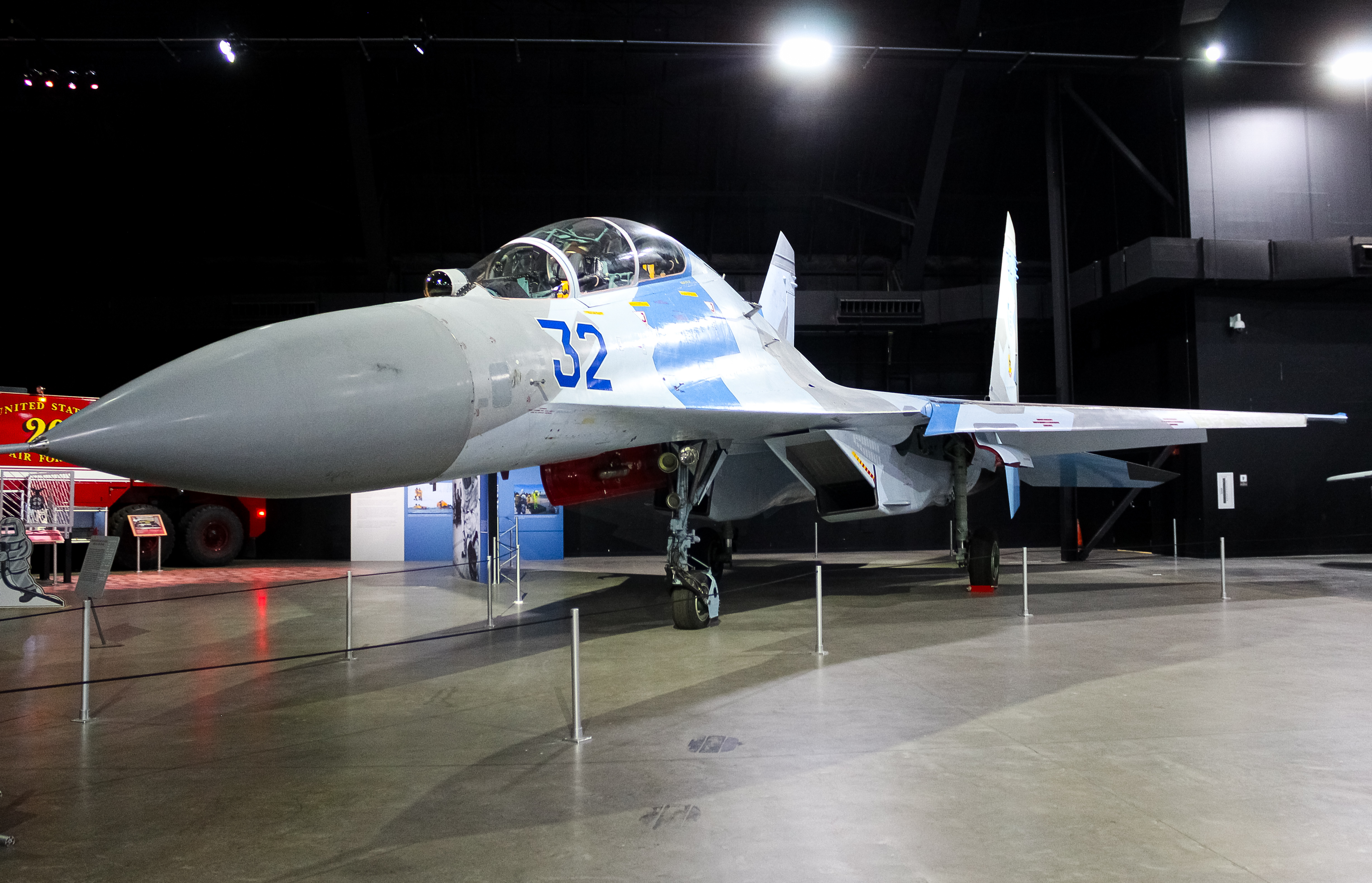 Full size: PRIVATE  Sukhoi SU-27UB N/A at Wright-Patterson Air Force Base